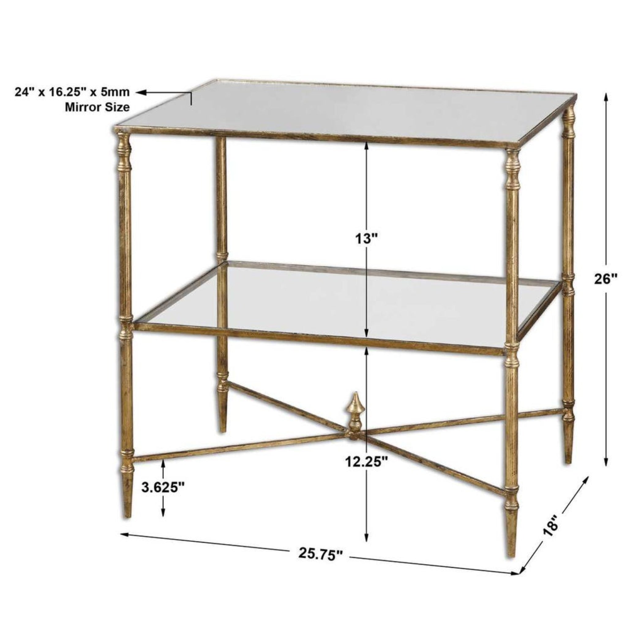 Henzler Lamp Table | Gold