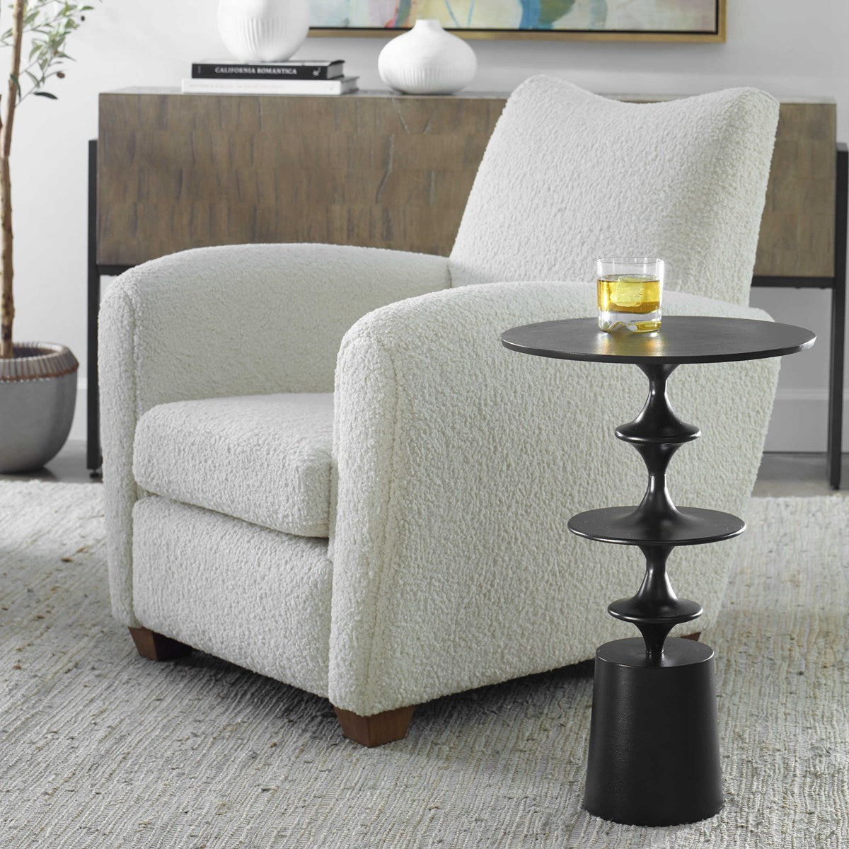Flight Accent Table | Black