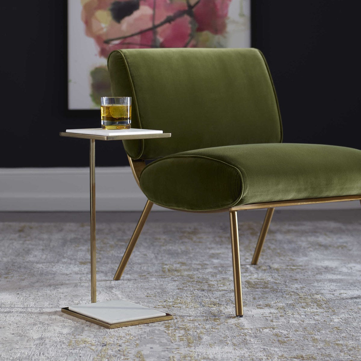 Elevate Drink Table | Gold