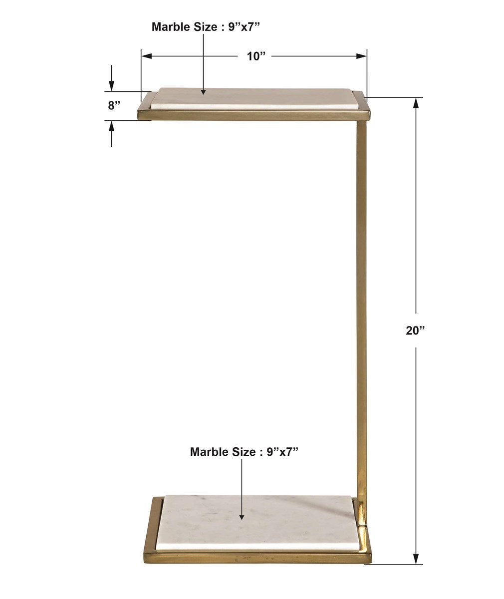 Elevate Drink Table | Gold