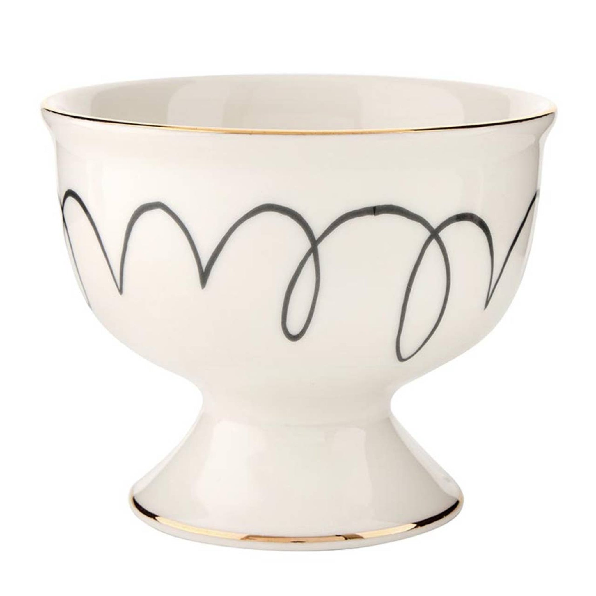 Ceramic Ice Cream Bowl | Squiggles