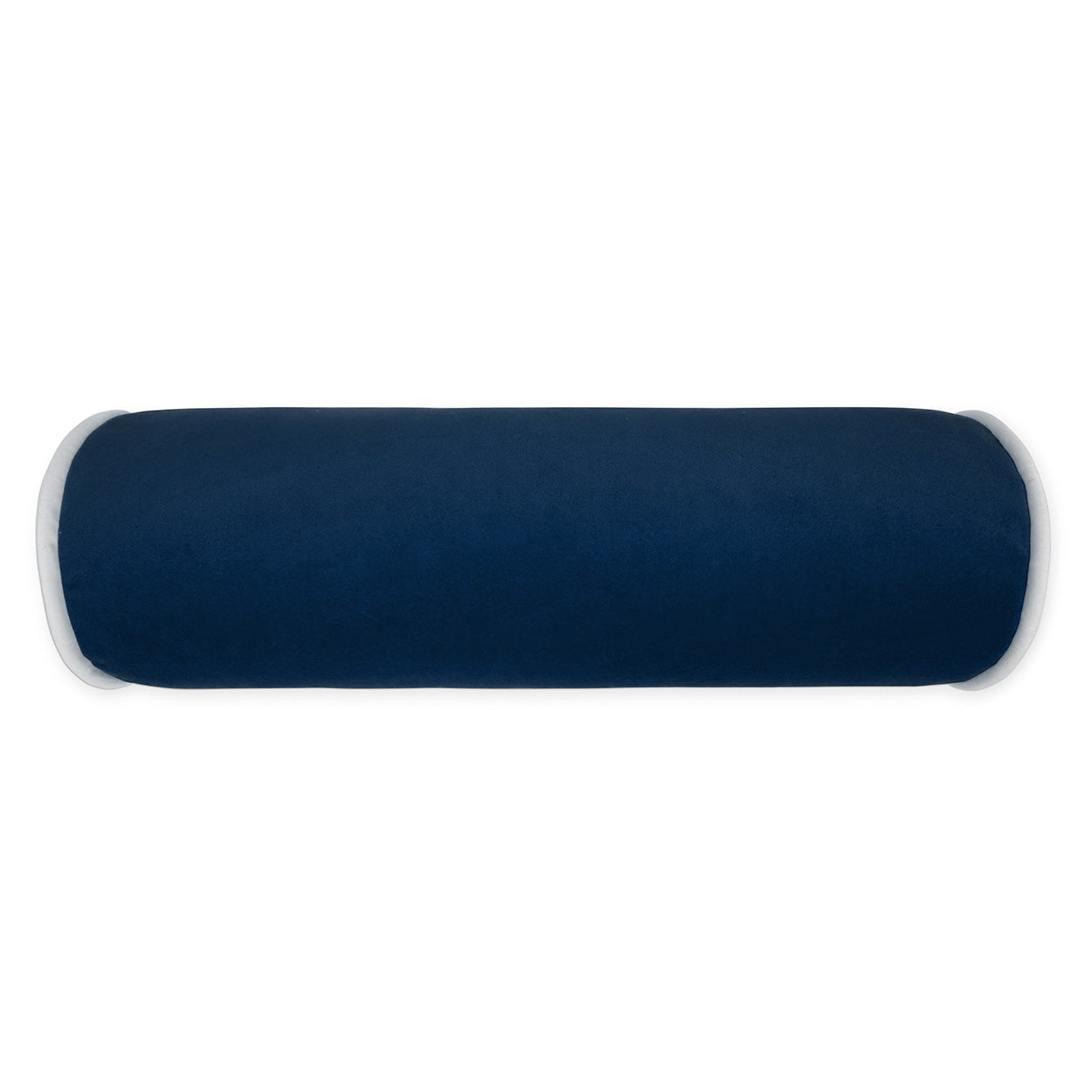 Navy Posh Roll Pillow | 21"x7"