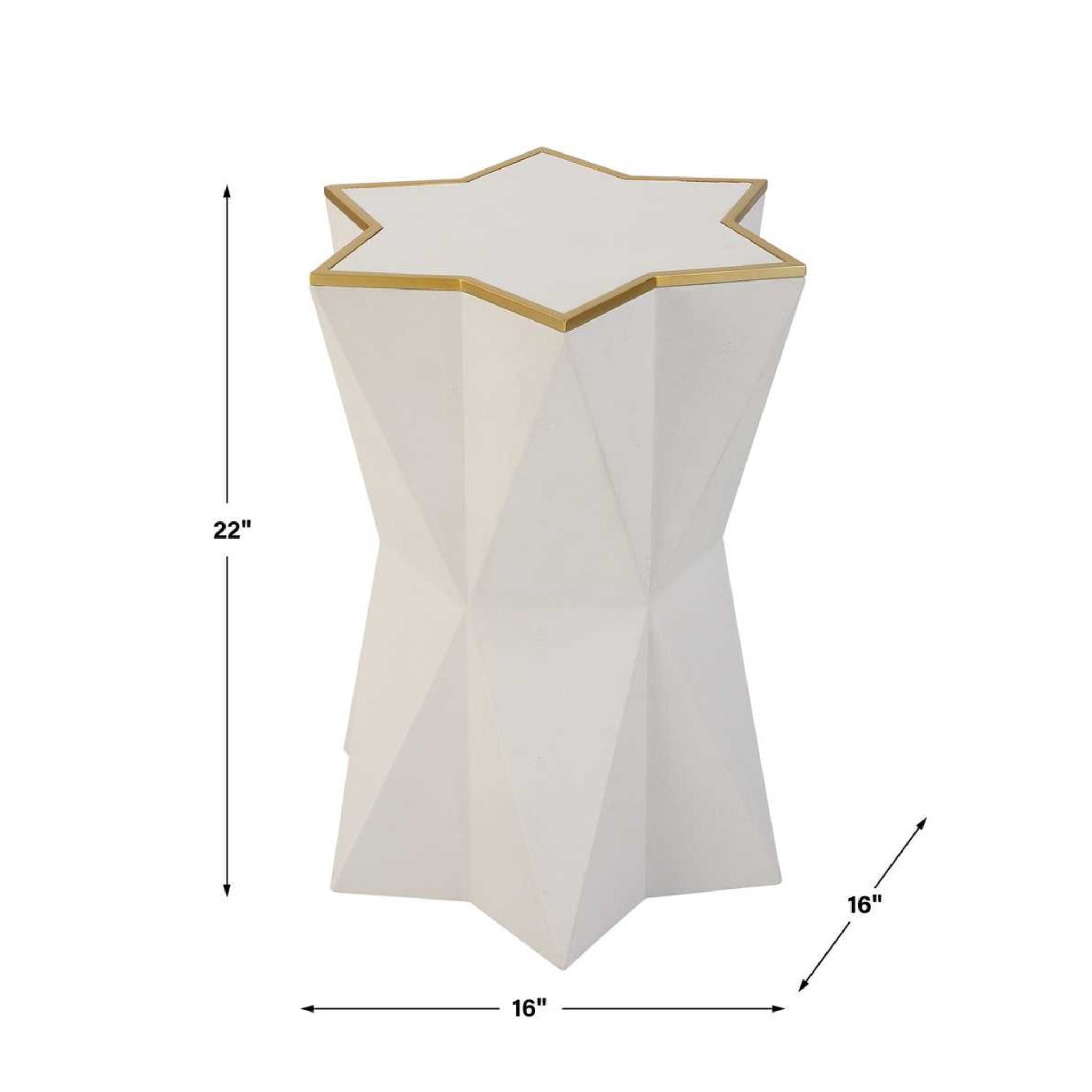 Capella Accent Table | White