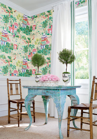 Mystic Garden Thibaut Wallpaper - Double Roll