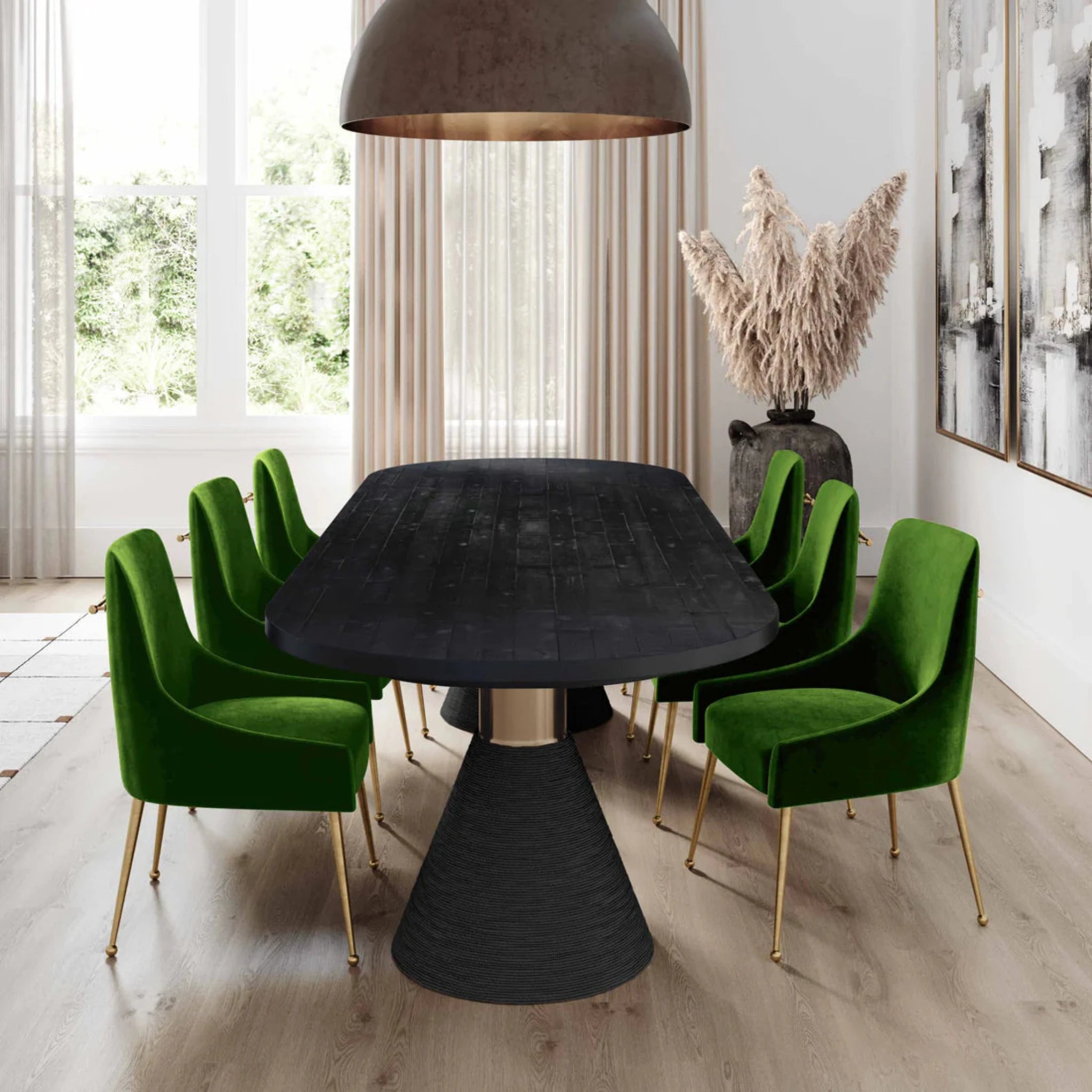 Beatrix Velvet Chair | Green