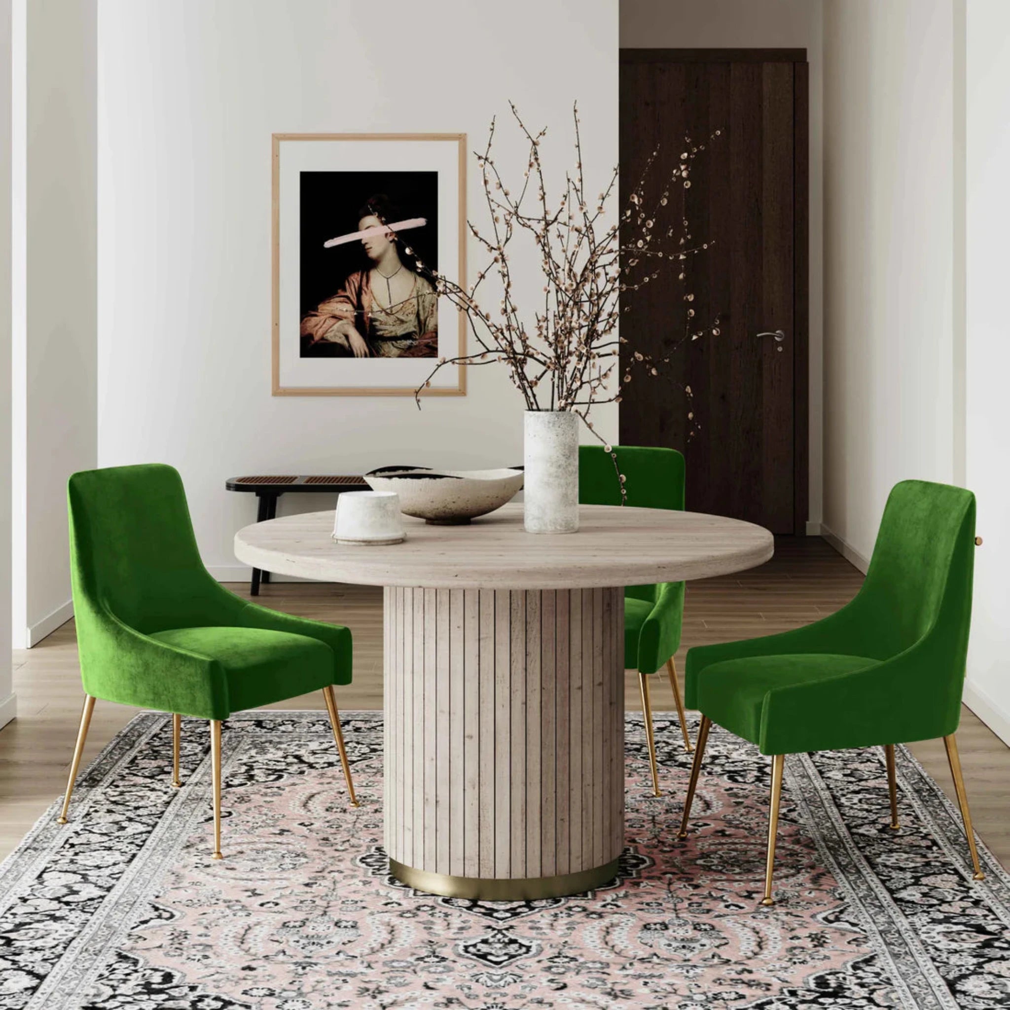 Beatrix Velvet Chair | Green