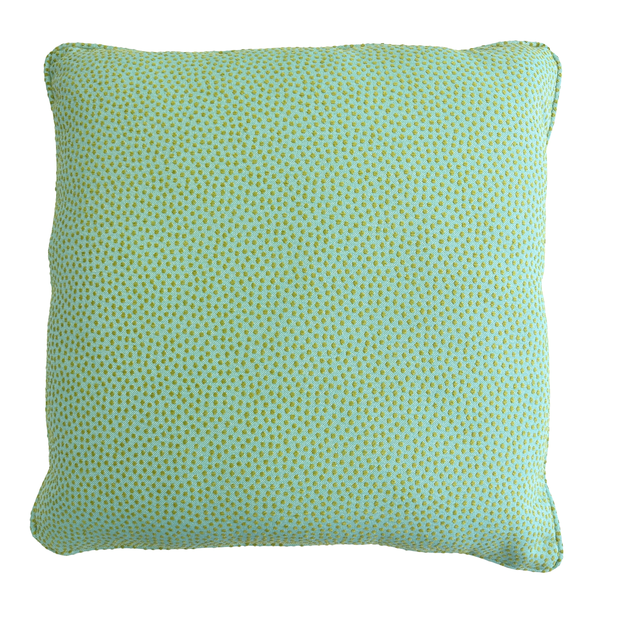 Green Onaga Spotted Accent Pillow | 22"x22"