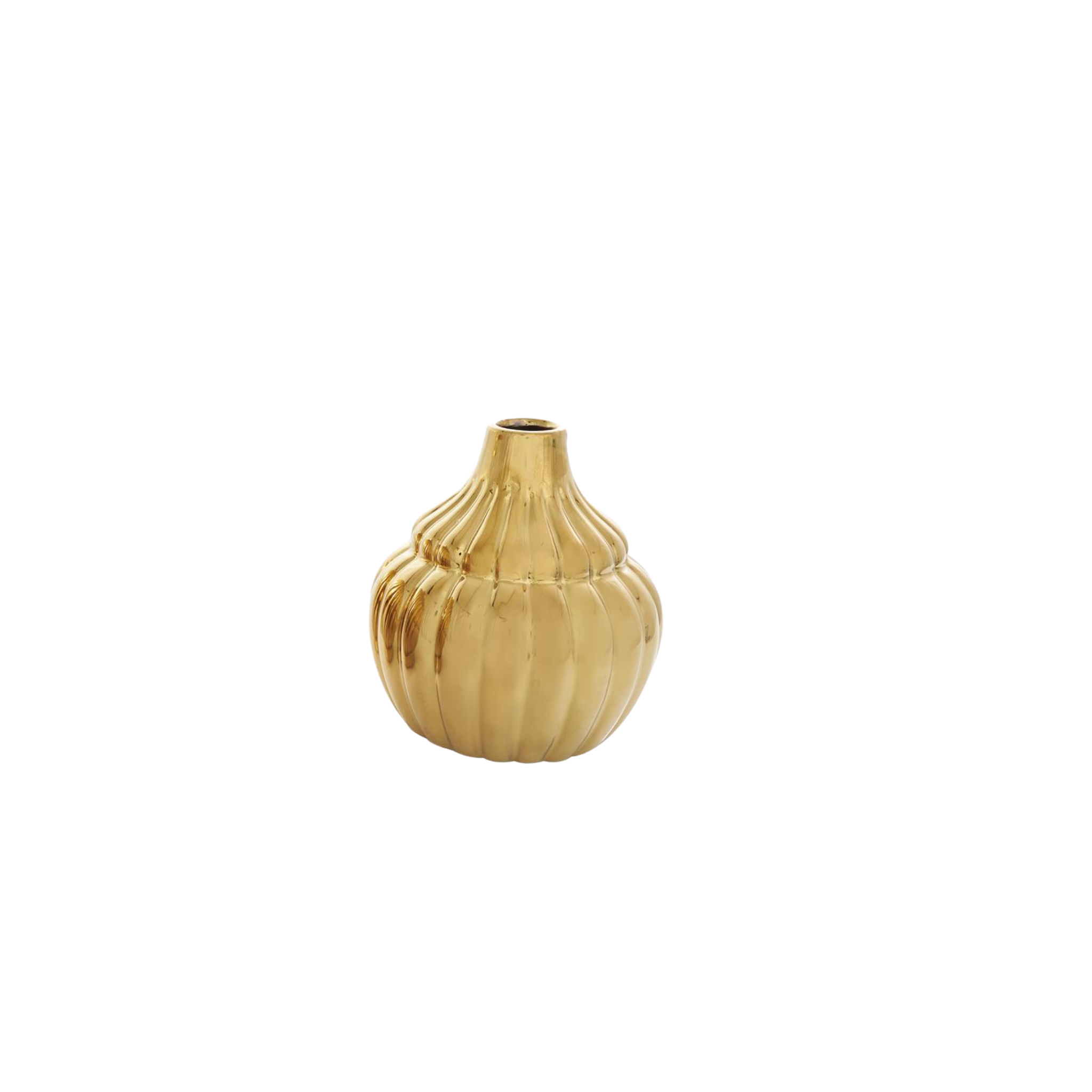 Gold Ceramic Abstract Vase | 3 styles