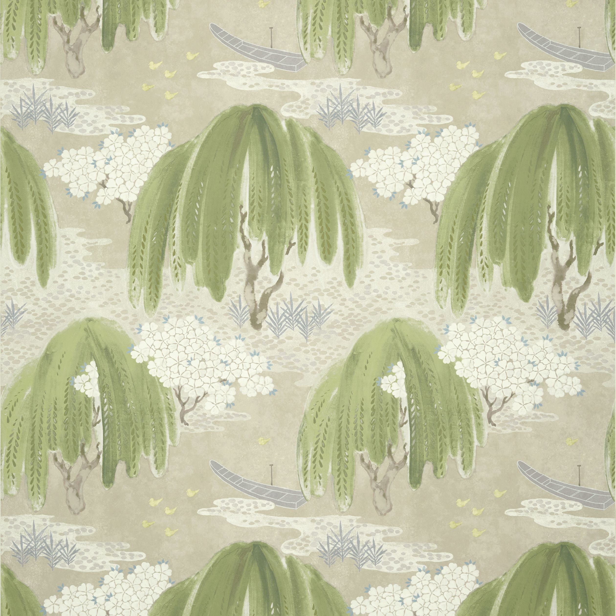 Willow Tree Thibaut Wallpaper - Double Roll
