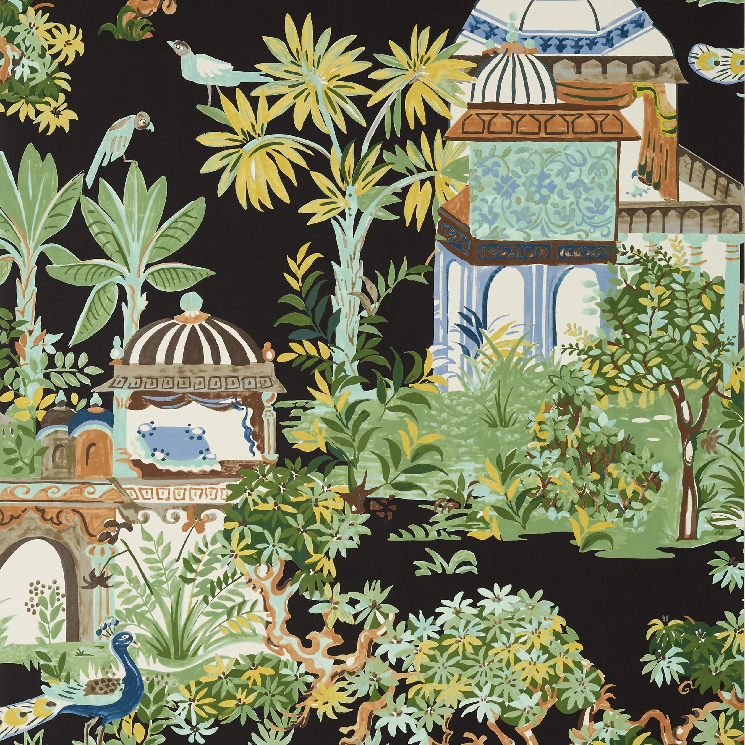 Mystic Garden Thibaut Wallpaper - Double Roll