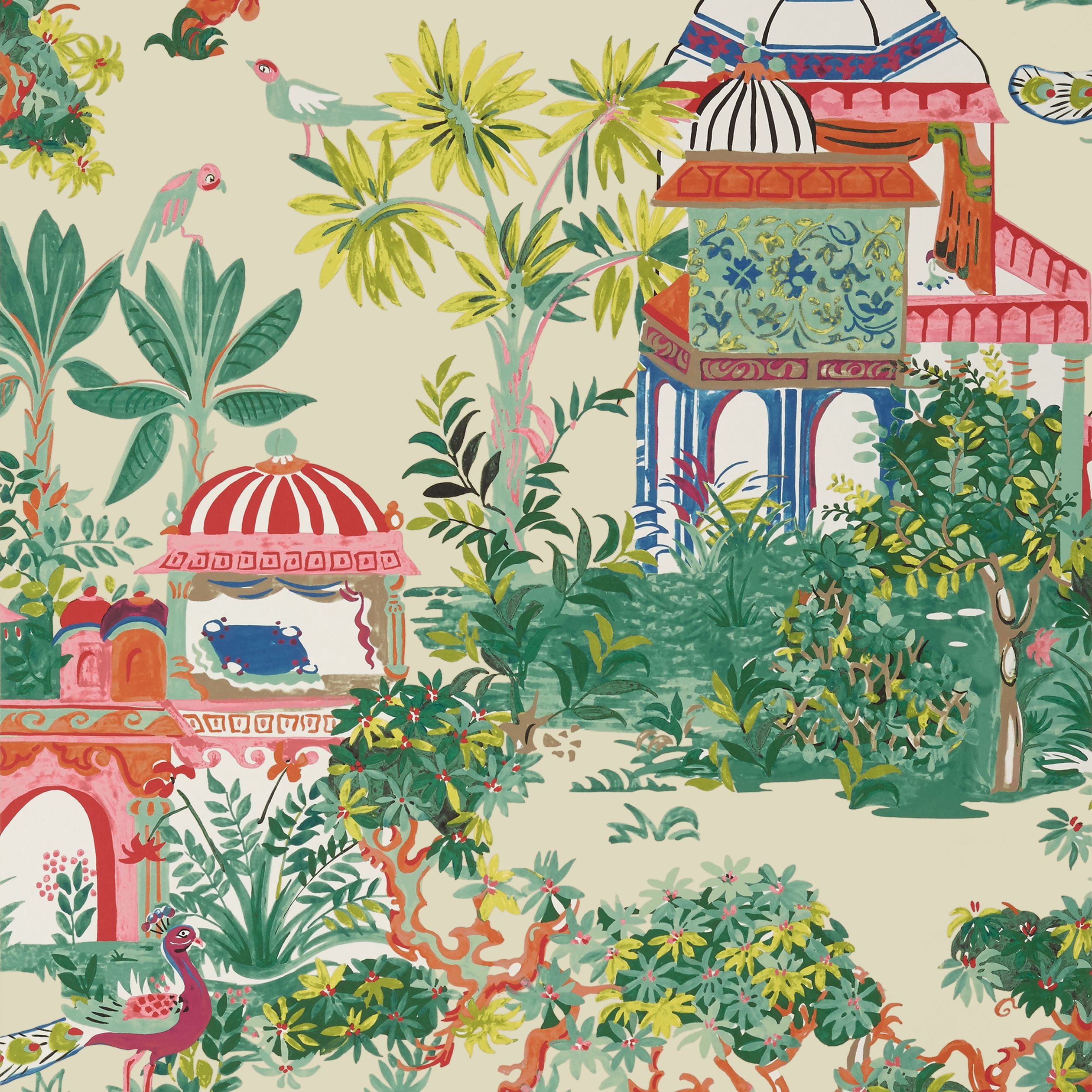 Mystic Garden Thibaut Wallpaper - Double Roll