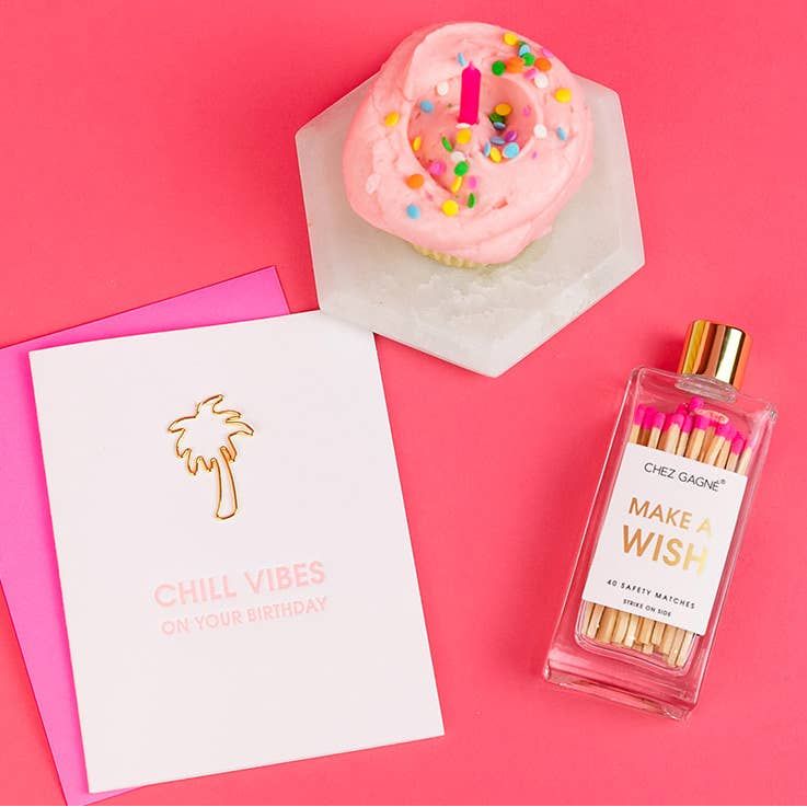Make A Wish - Glass Bottle Matches