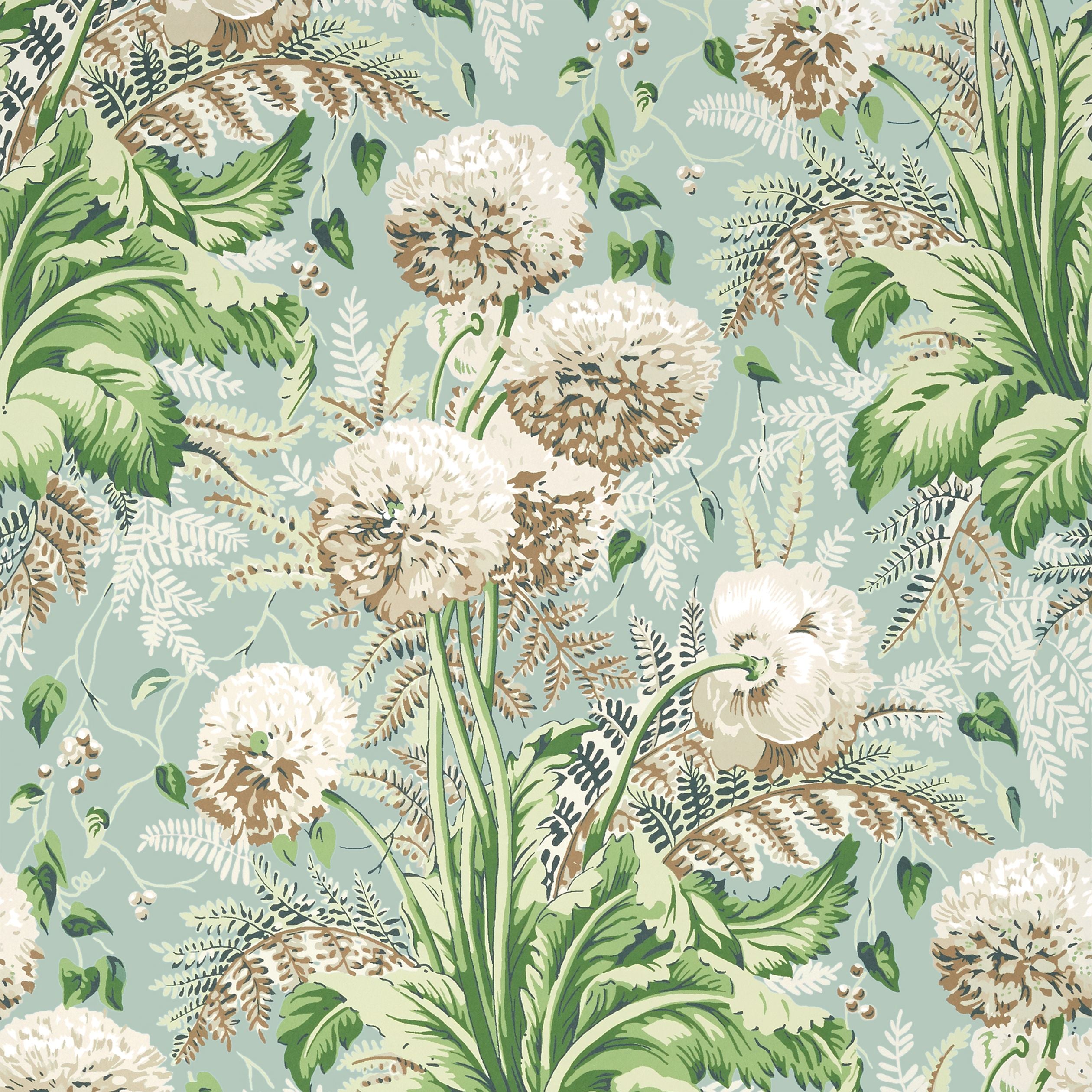 Dahlia Thibaut Wallpaper - Double Roll