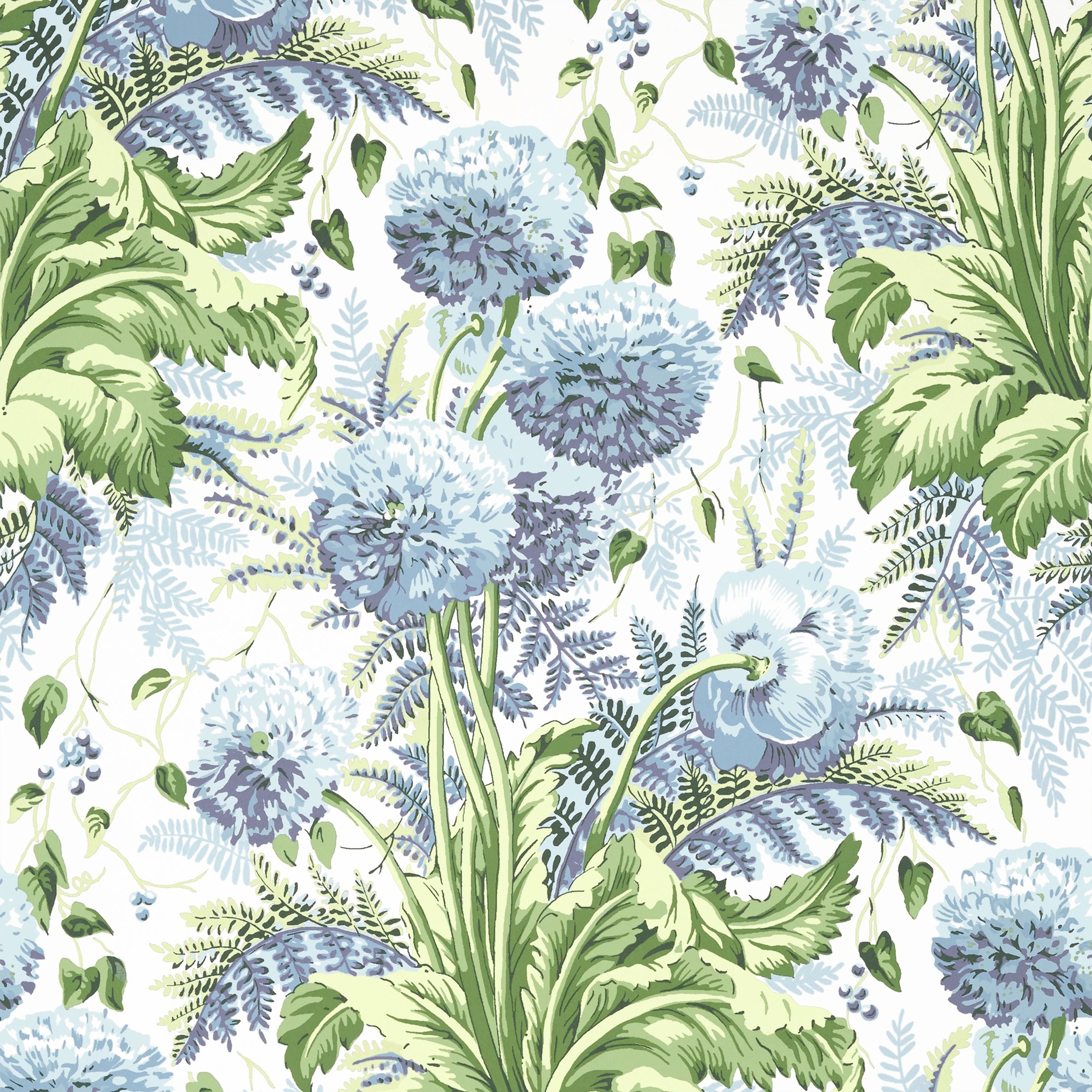 Dahlia Thibaut Wallpaper - Double Roll