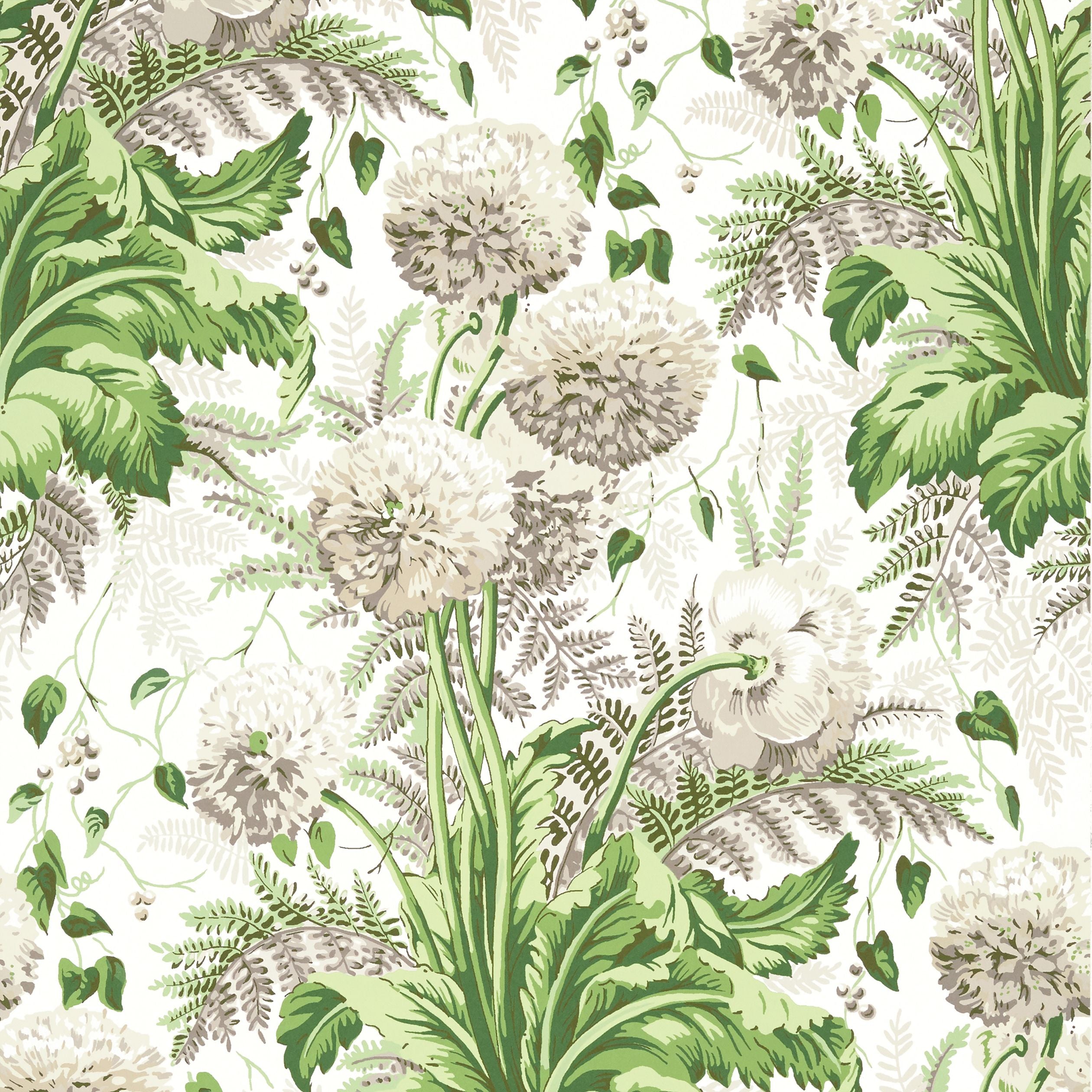 Dahlia Thibaut Wallpaper - Double Roll