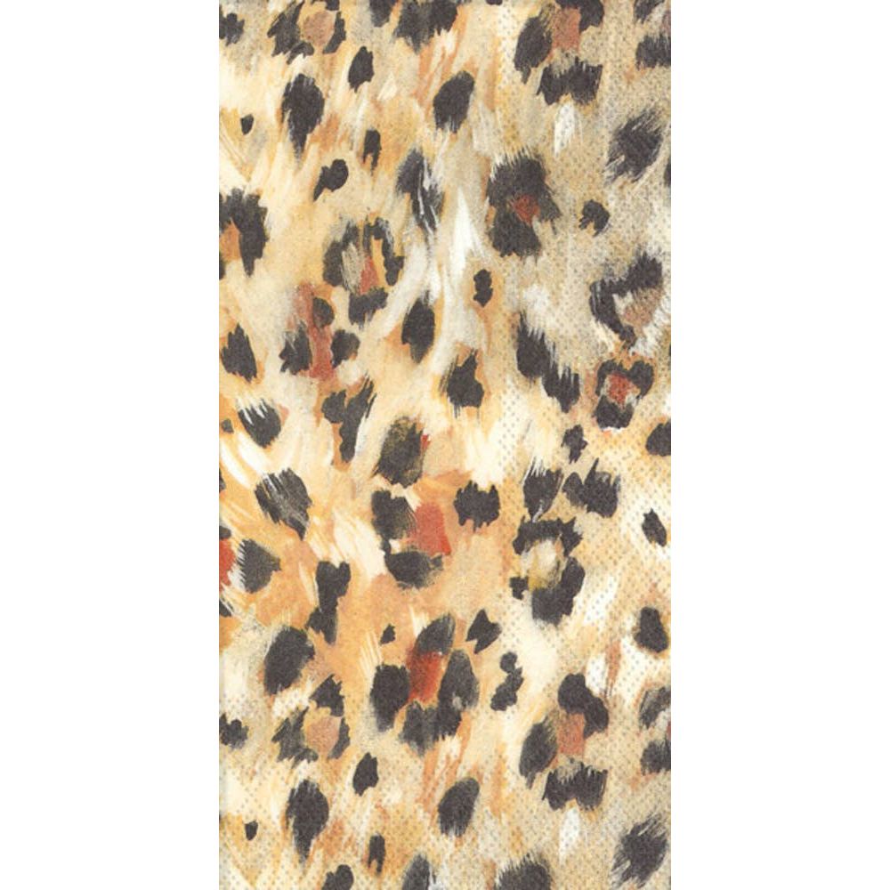 Leopard Light Brown Guest Napkins | Pack of 16