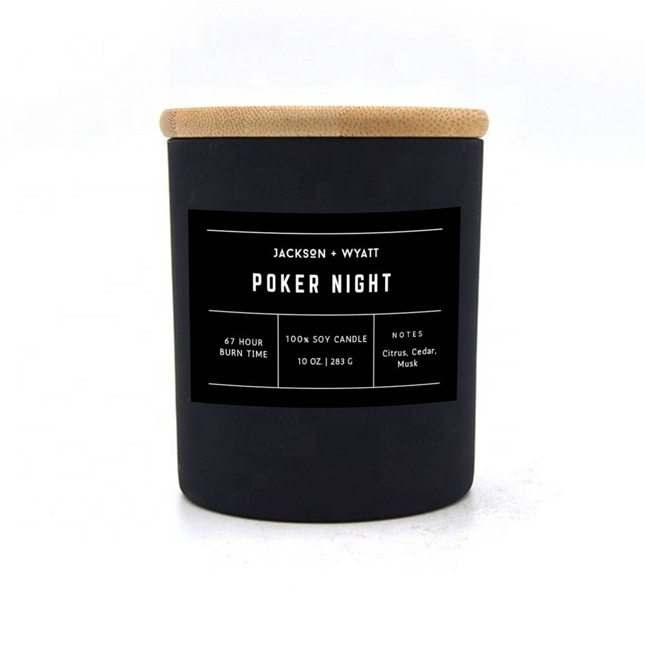 Poker Night Candle