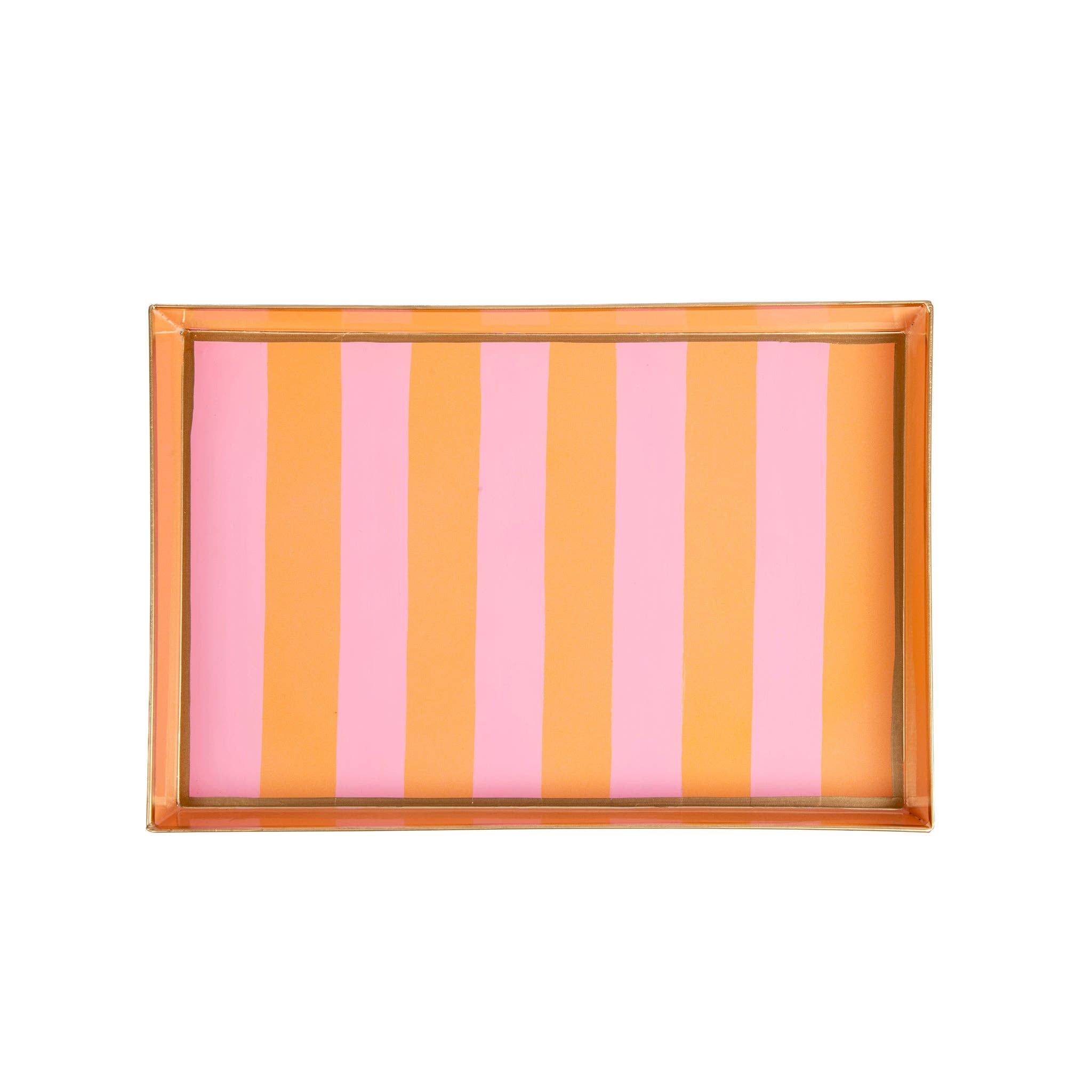 Brushed Stripe Hand Painted Oliver Tray