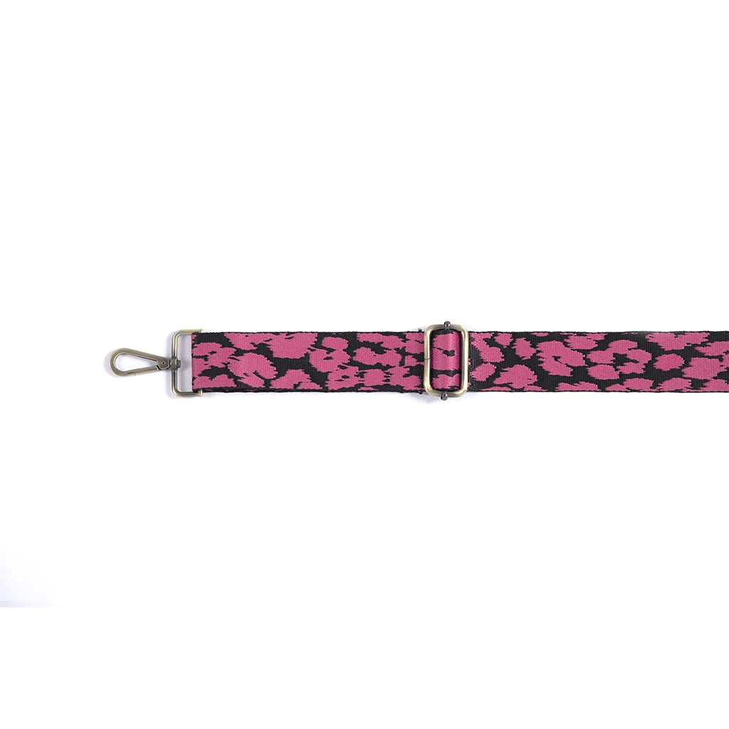 Leopard Pink Handbag Strap