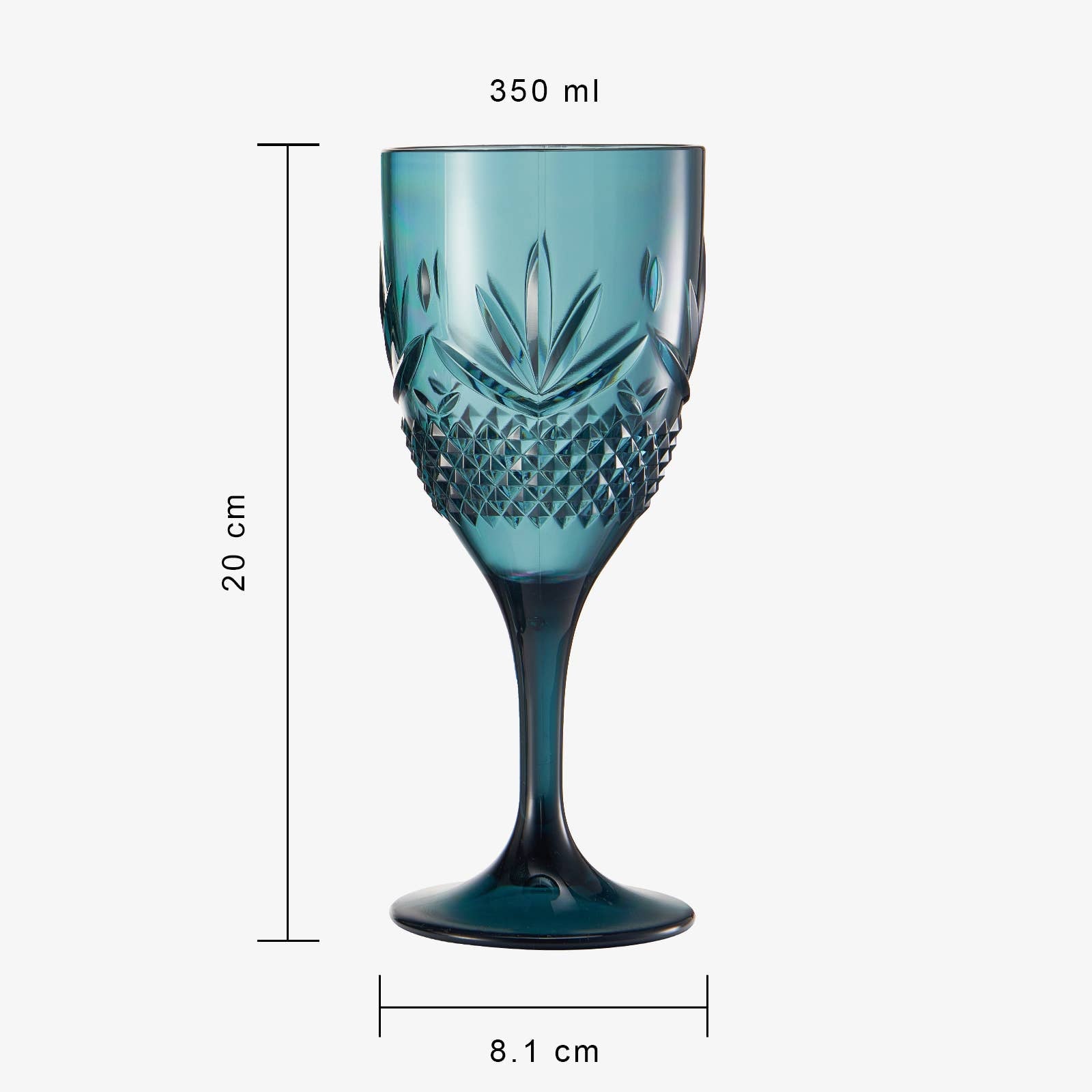 Unbreakable Acrylic Colored Wine Glasses