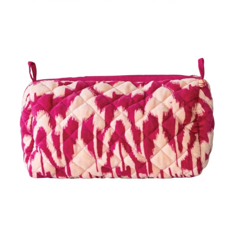 Zip Pouch With Interior Pockets | Tie Dye