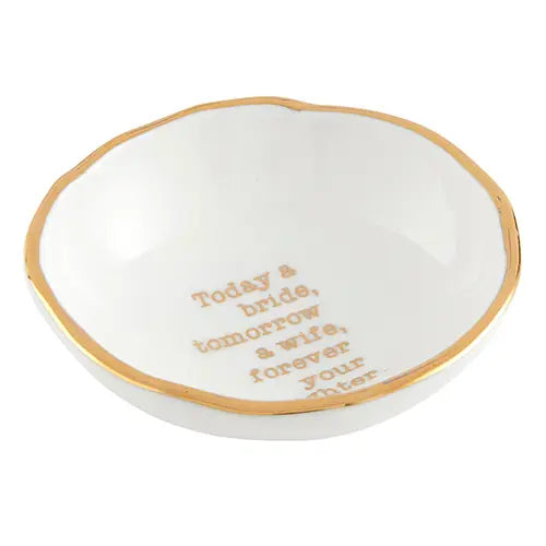 Bride Jewelry Dish - Forever Your Daughter