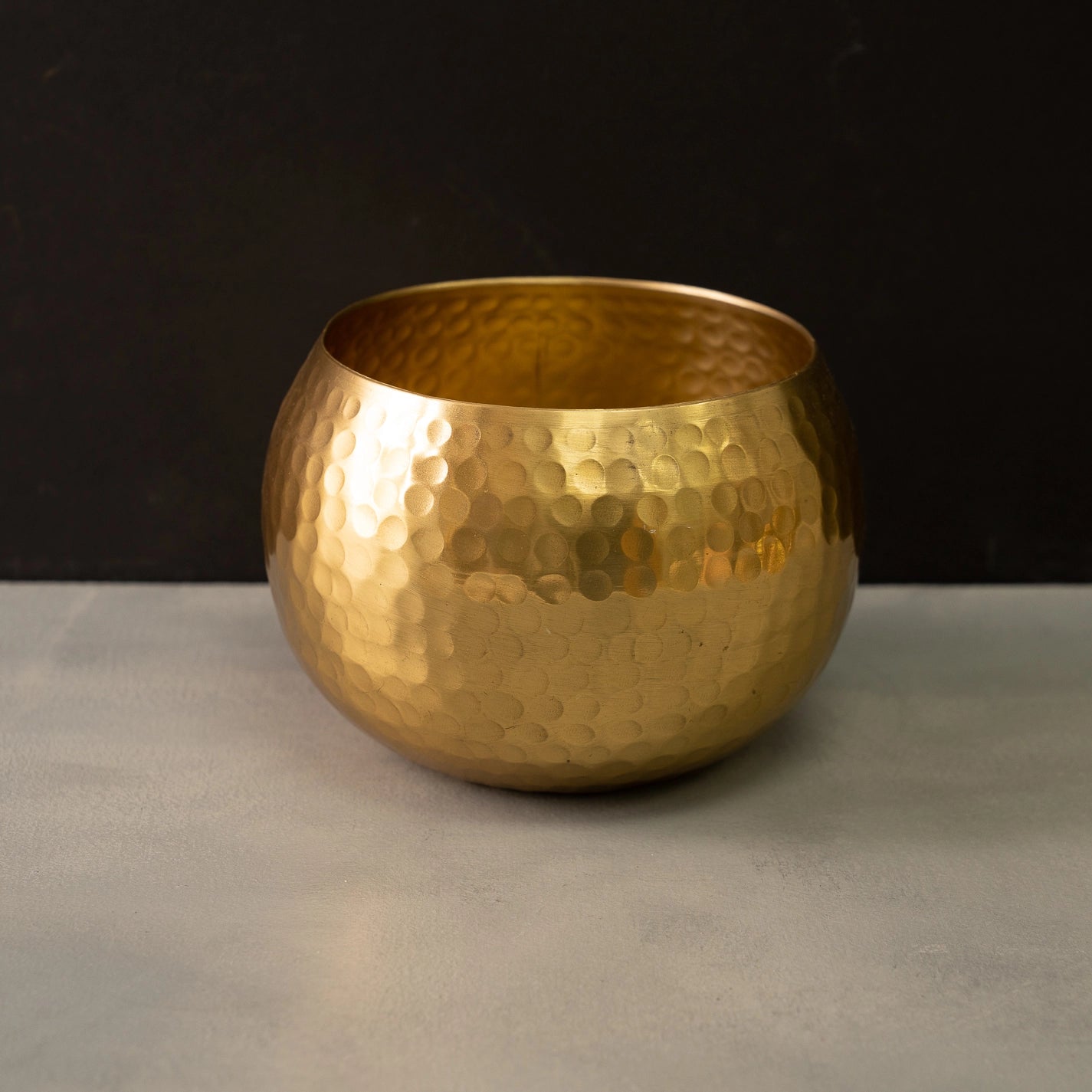 Gold Hammered Bowl