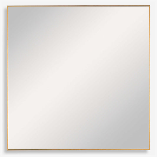 Alexo Square Mirror - Gold