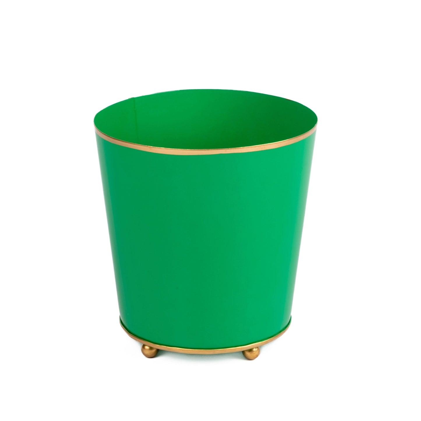 Mattie Round Cachepot Planter Green (3 Color Options)