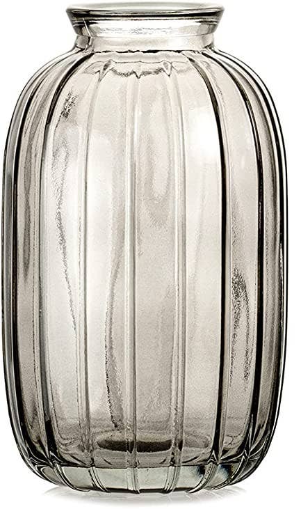 Pleated Glass Bud Vase (3 Style Options)