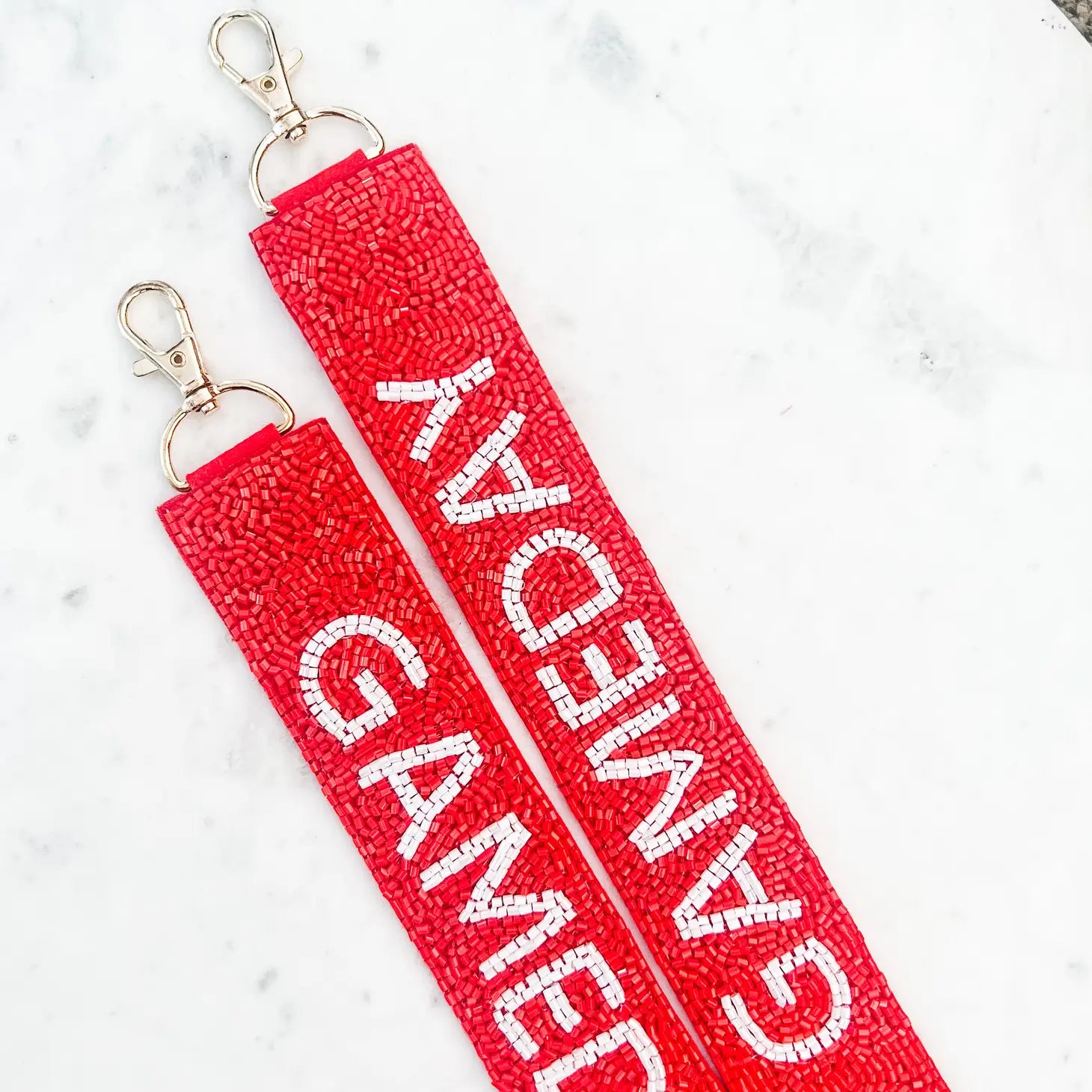 Beaded "Gameday" Handbag Strap