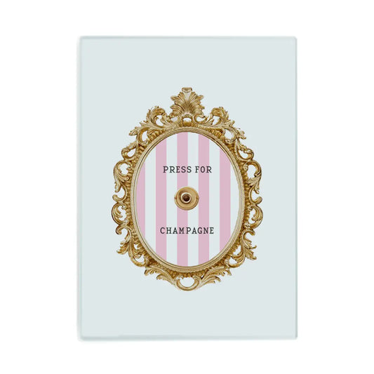 Cutting Board - Press for Champagne Stripe