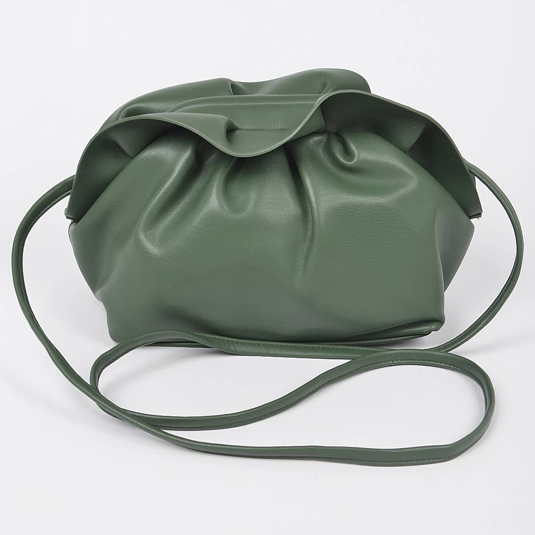 Faux Leather Bow Crossbody Bag (4 Color Options)