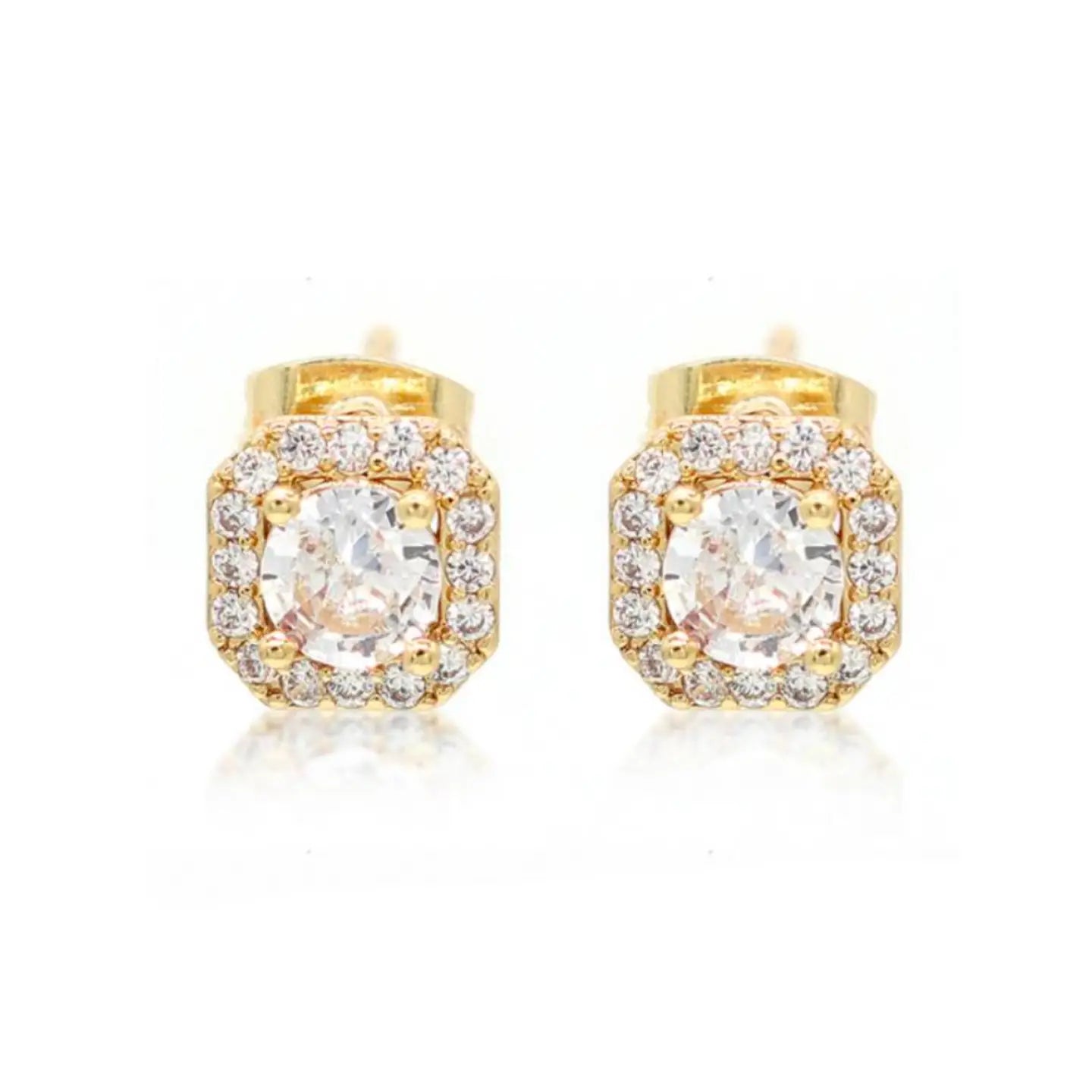 Stud Simulated Diamond Earrings