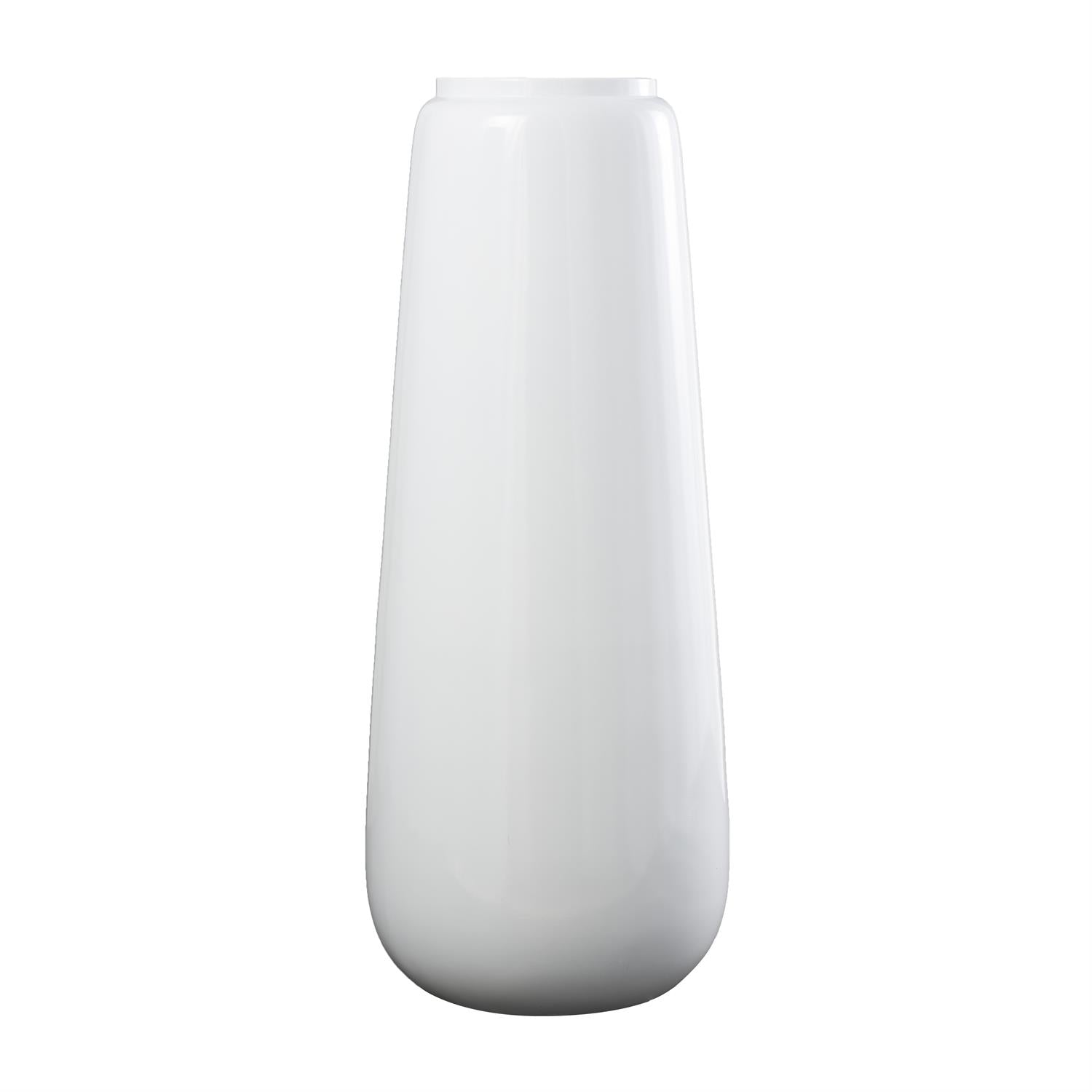 White Tall Floor Vase, Large