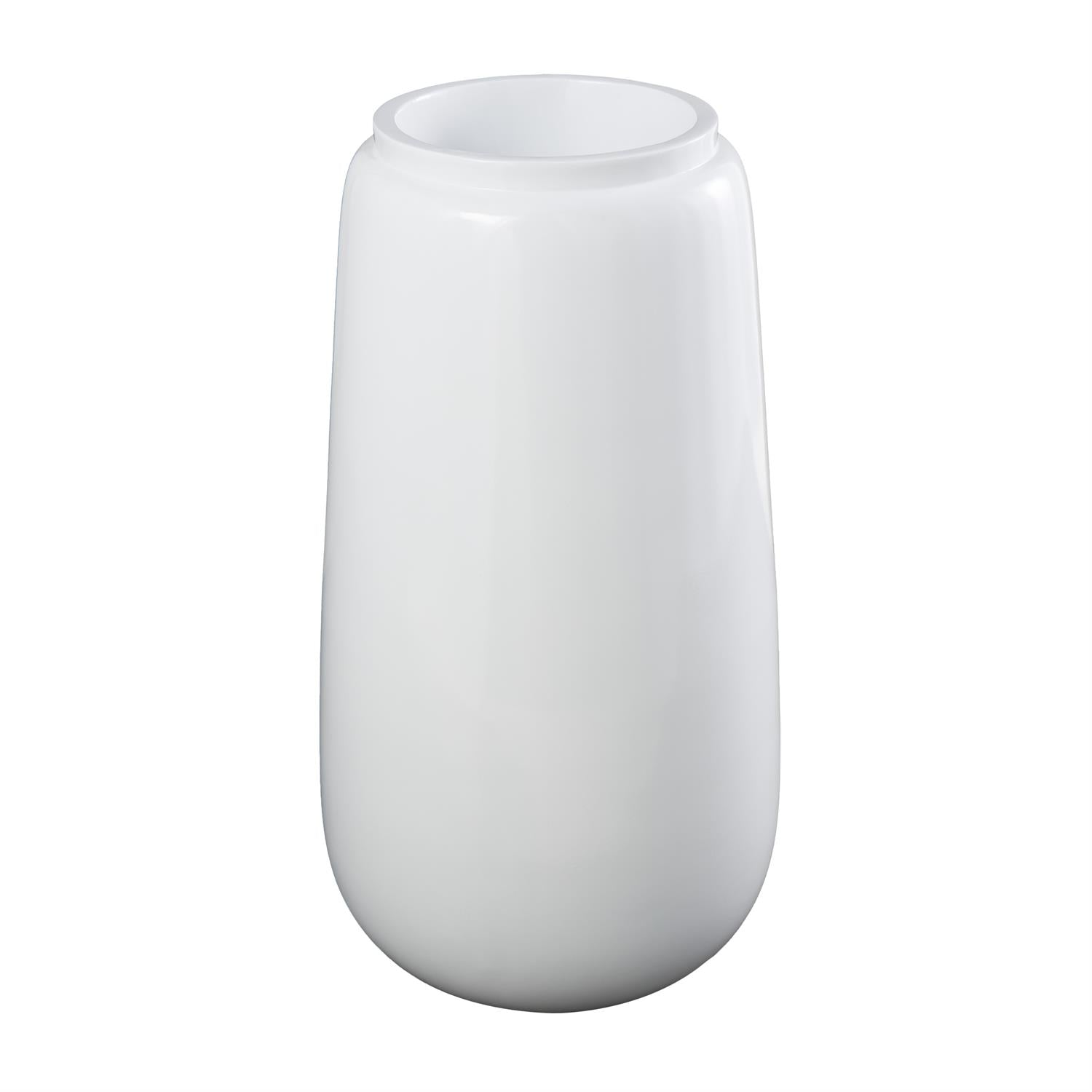 White Tall Floor Vase, Small