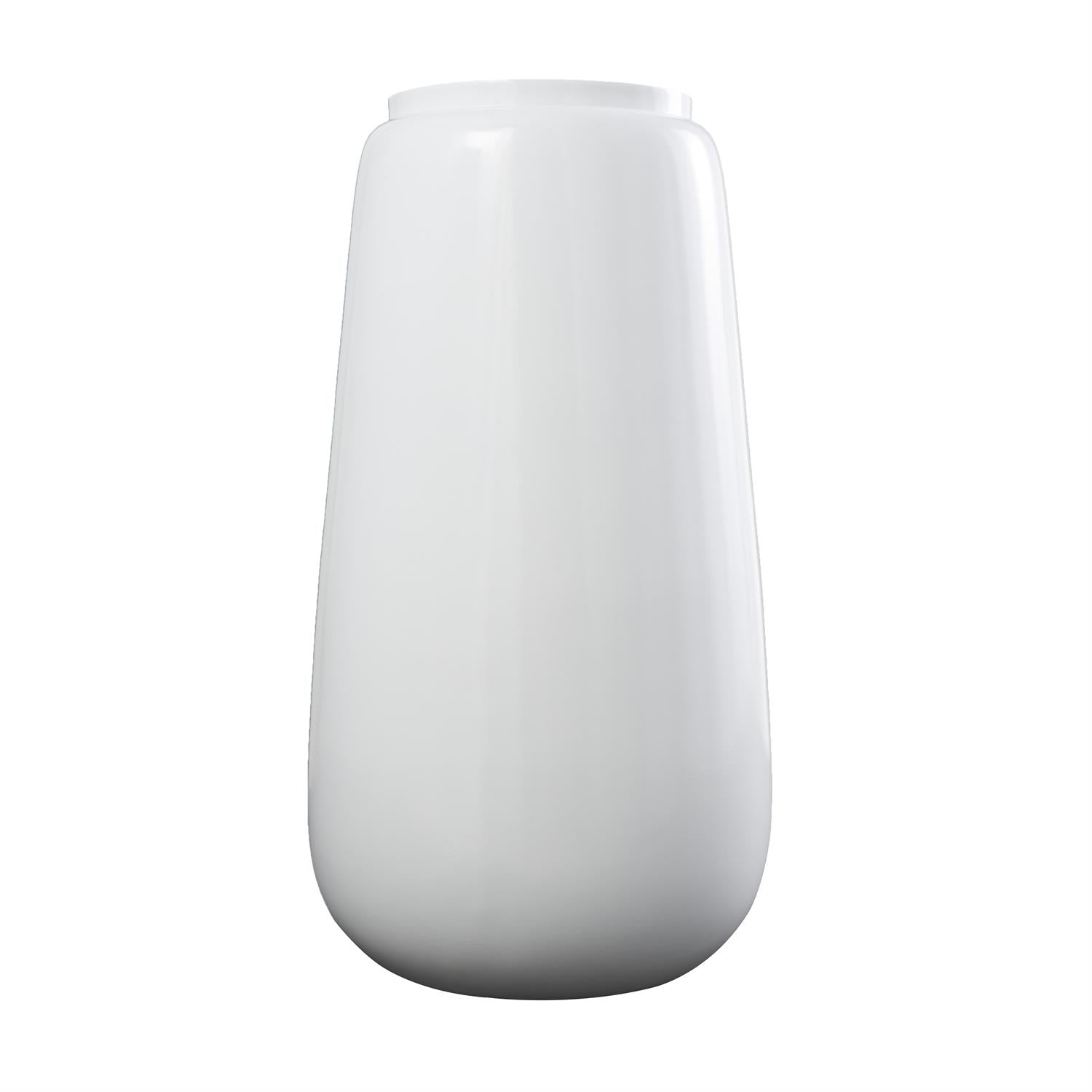 White Tall Floor Vase, Small