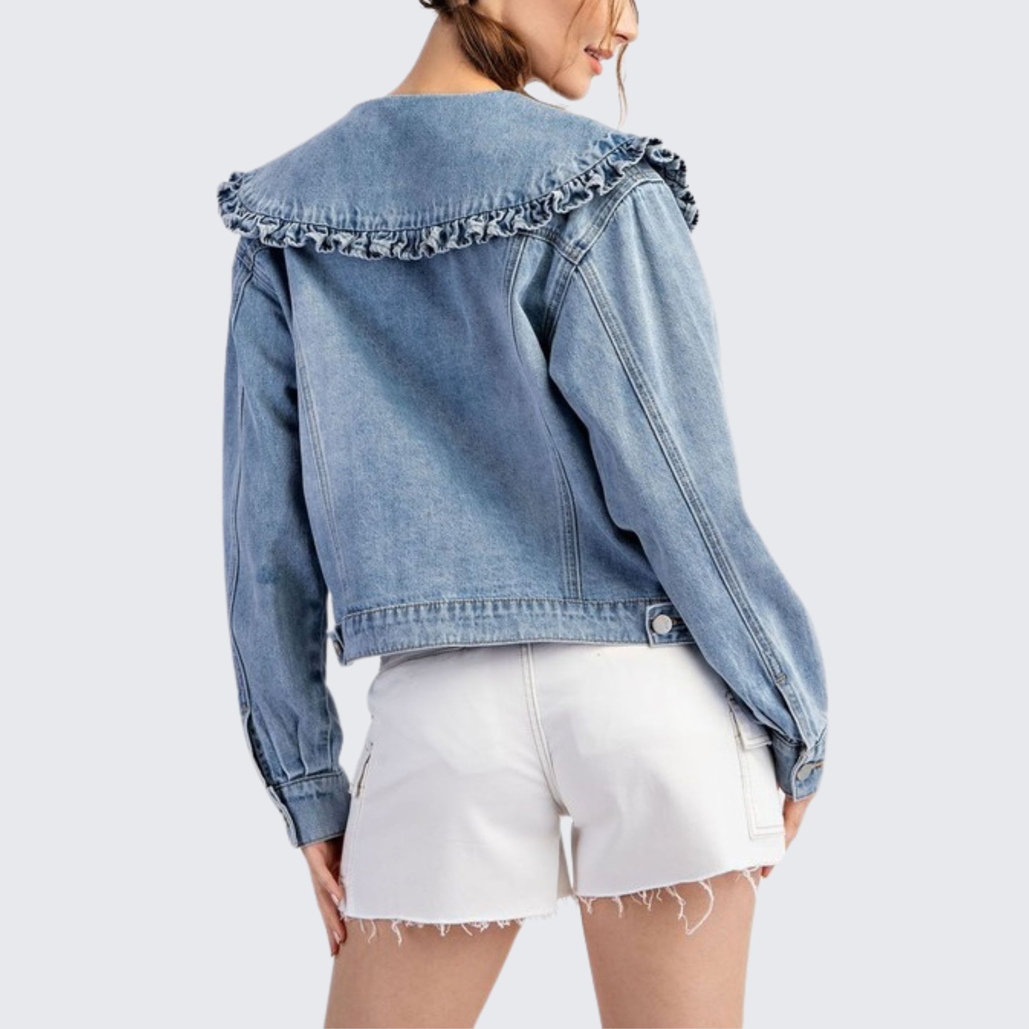 Mineral Washed Denim Jacket