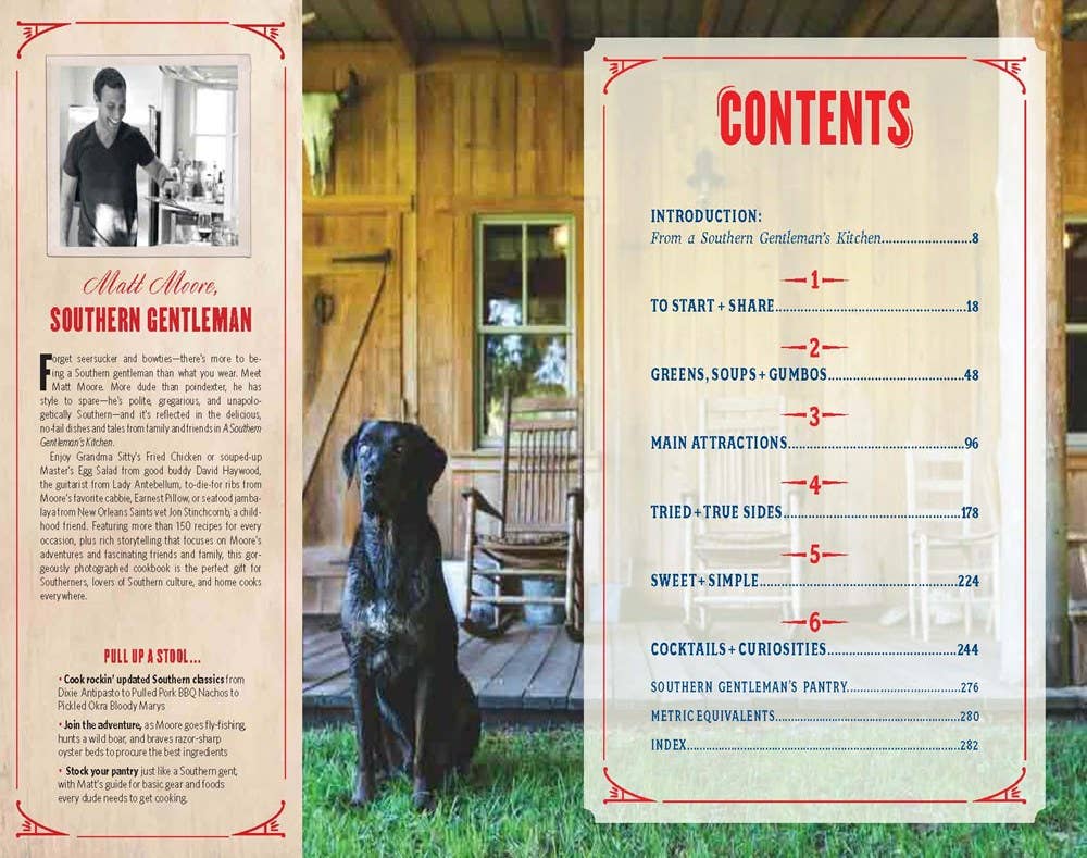 Southern Living A Southern Gentleman's Kitchen : Hardcover 10.5" x 8.5"