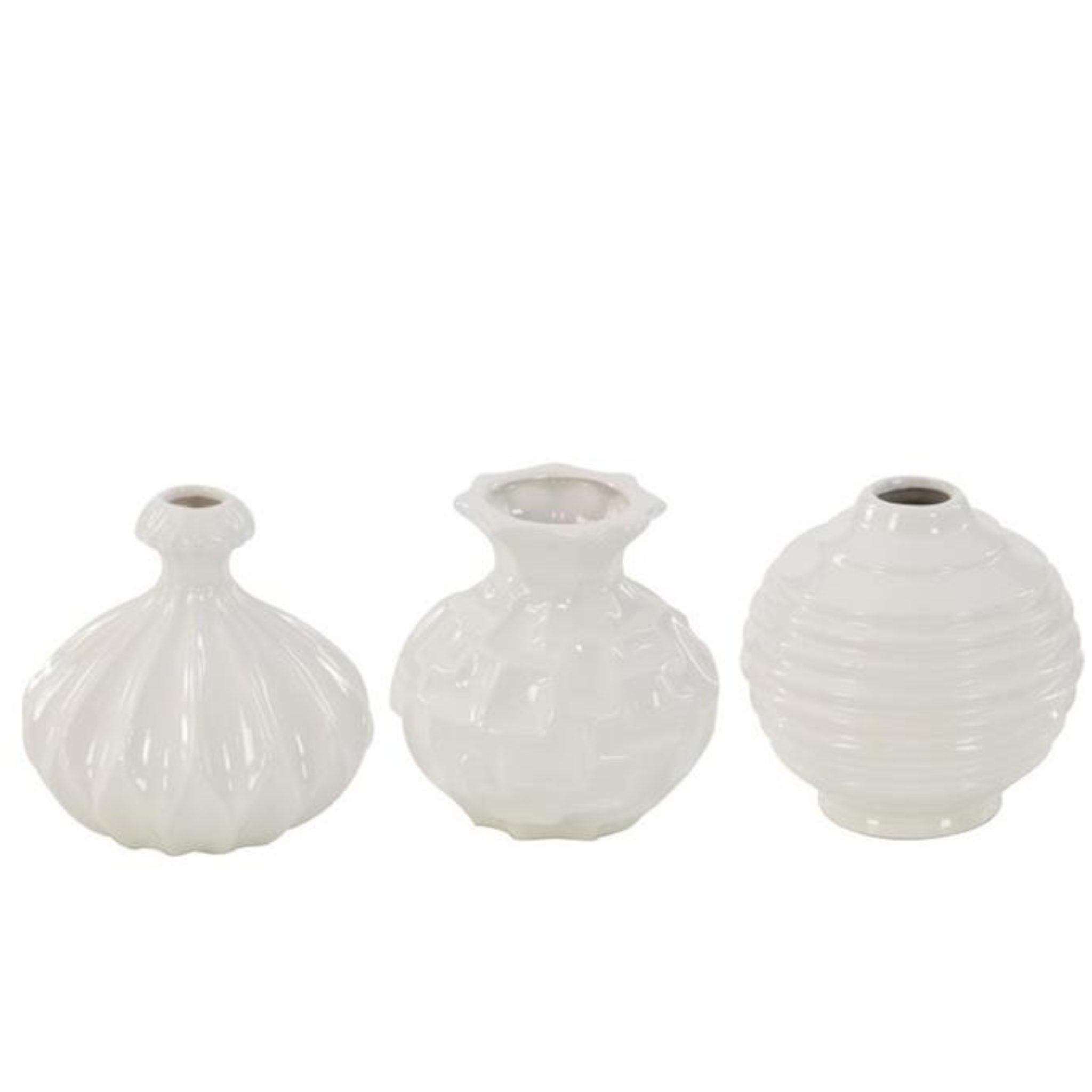 White Ceramic Vase | 3 Styles