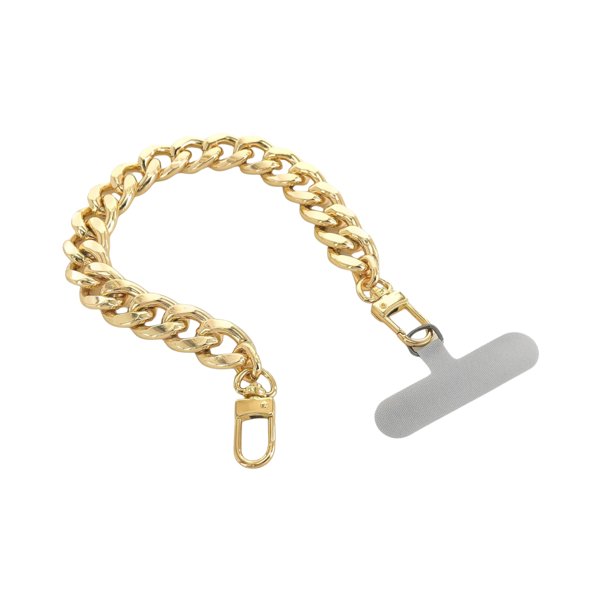 Curb Phone Chain | Gold