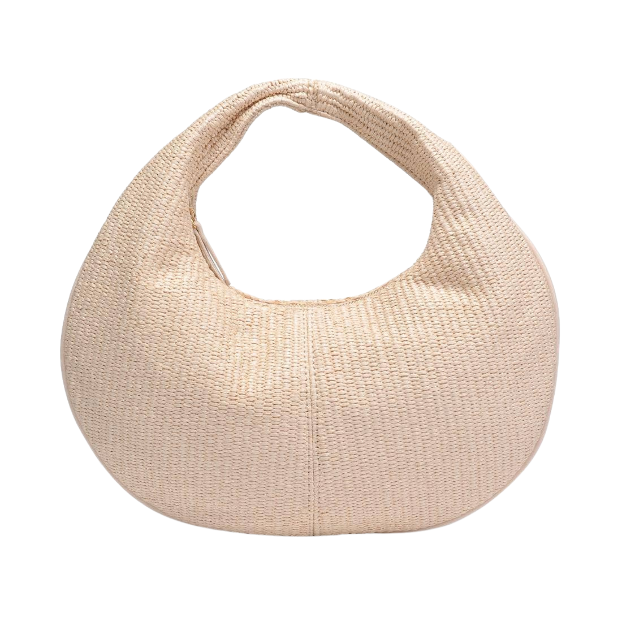 Farrah Straw Hobo | Cream