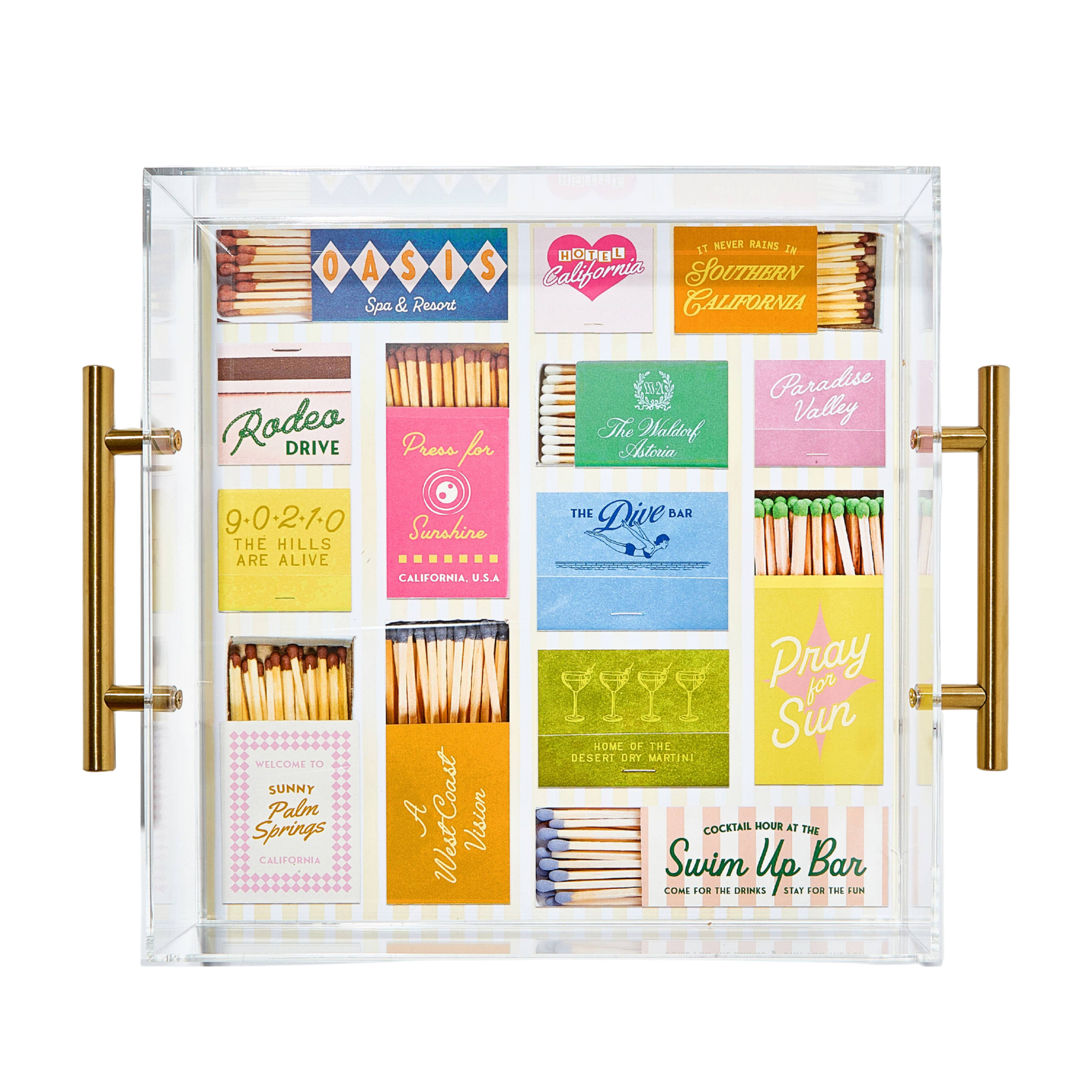 California Matchbook Large Tray