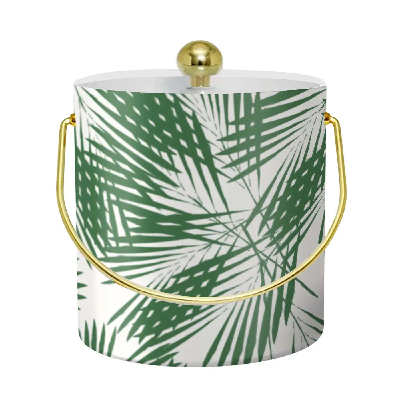 Green Palm Ice Bucket