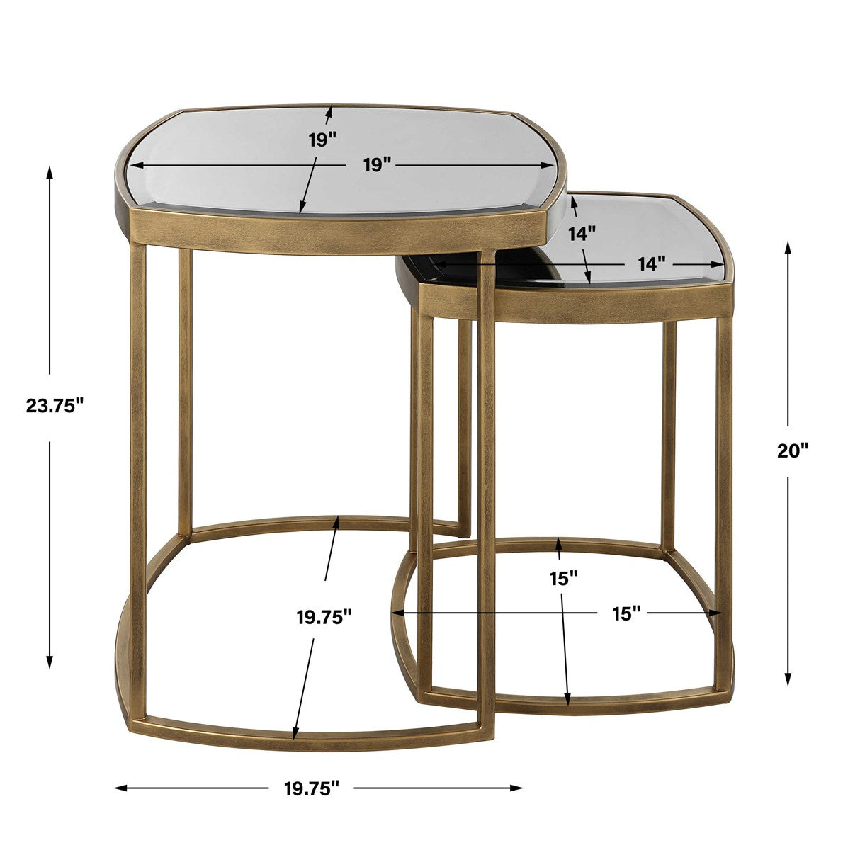 Vista Nesting Tables | Set Of 2