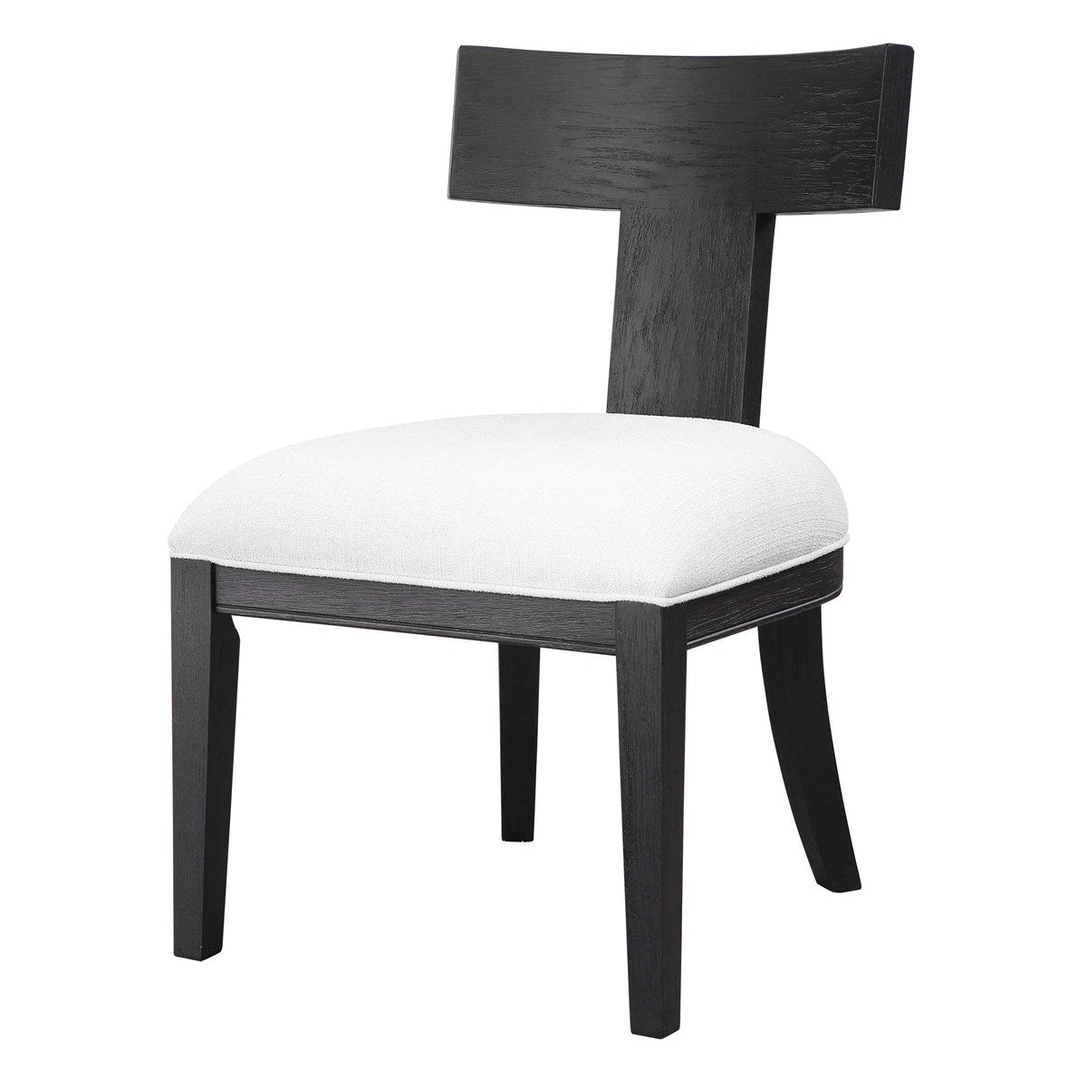 Idris Armless Chair | Charcoal