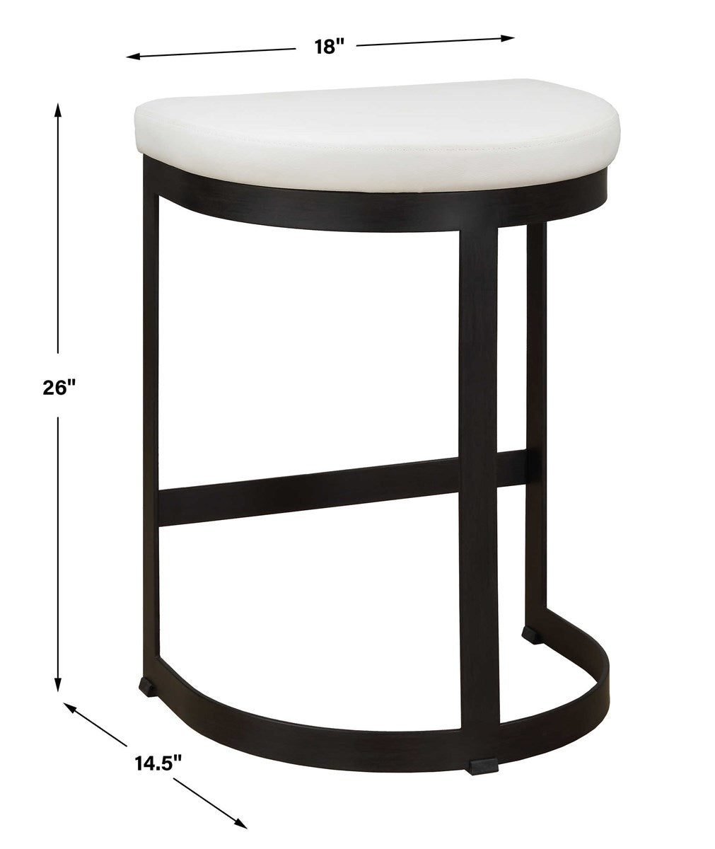 Ivanna Counter Stool | Black