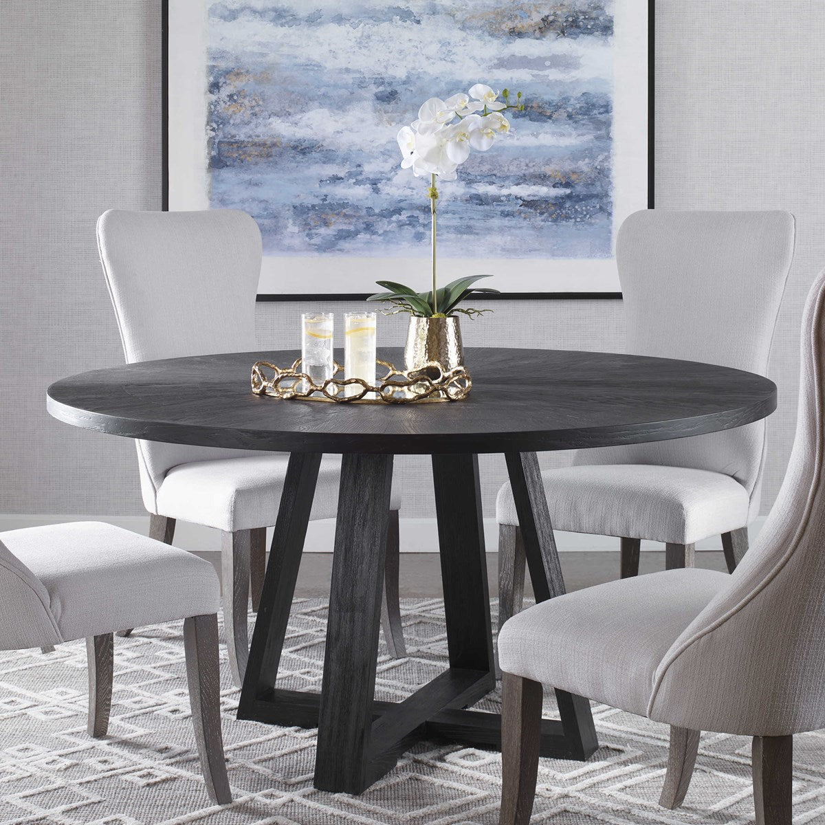 Gidran Dining Table | Black