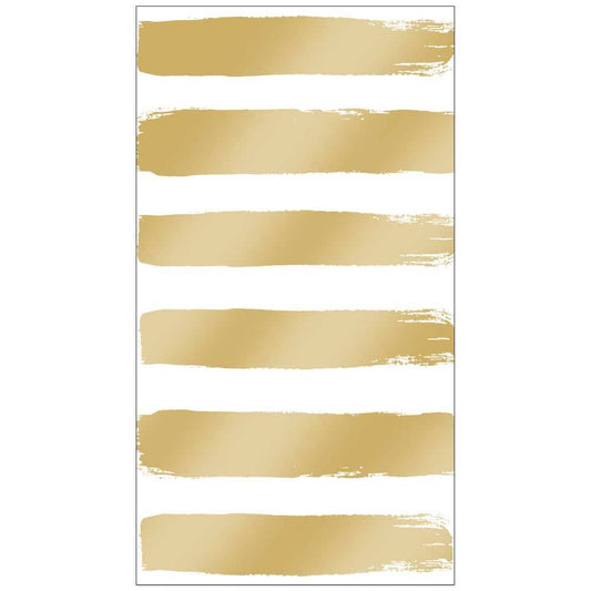 Gold Striped Guest Towel