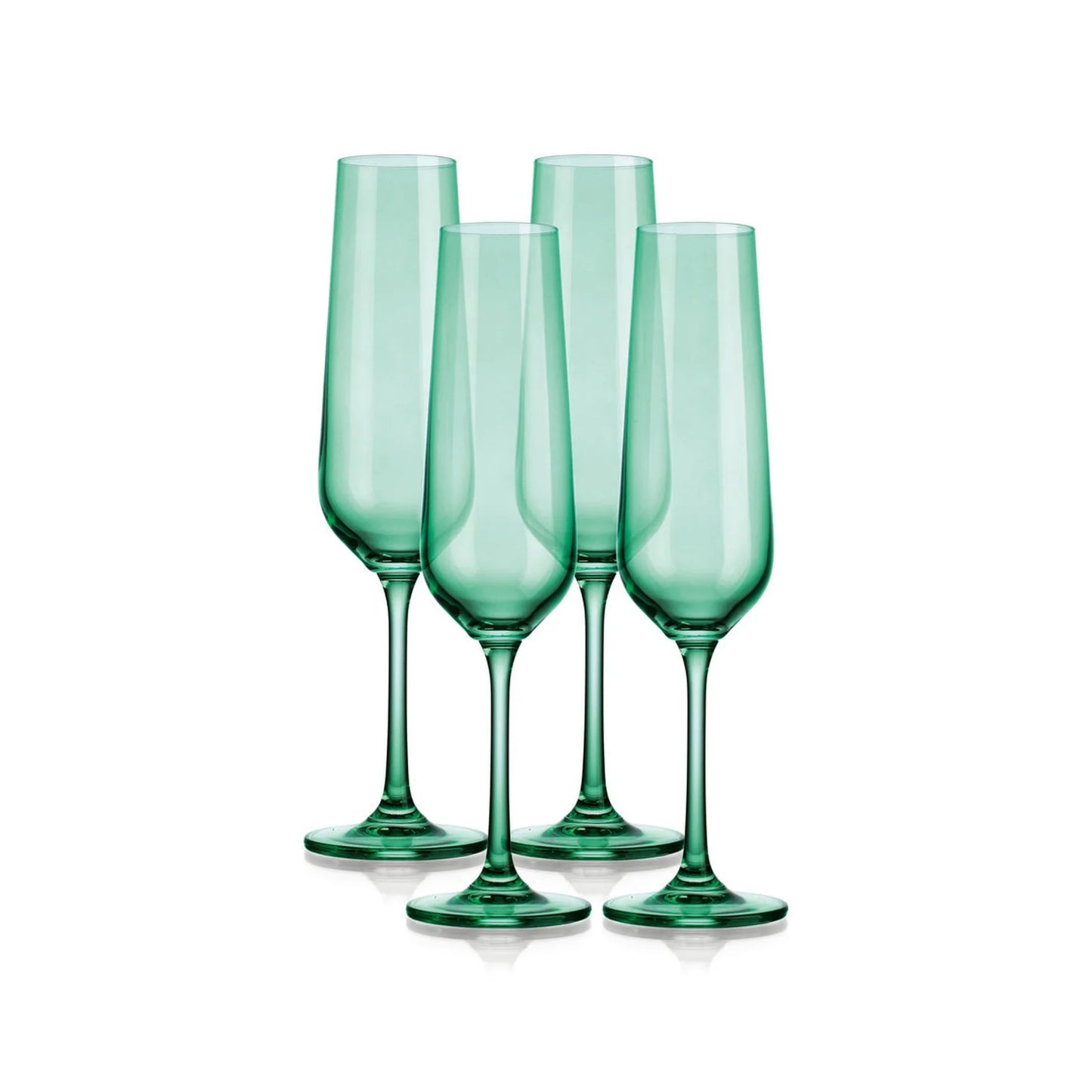 Colored Champagne Flute | Green